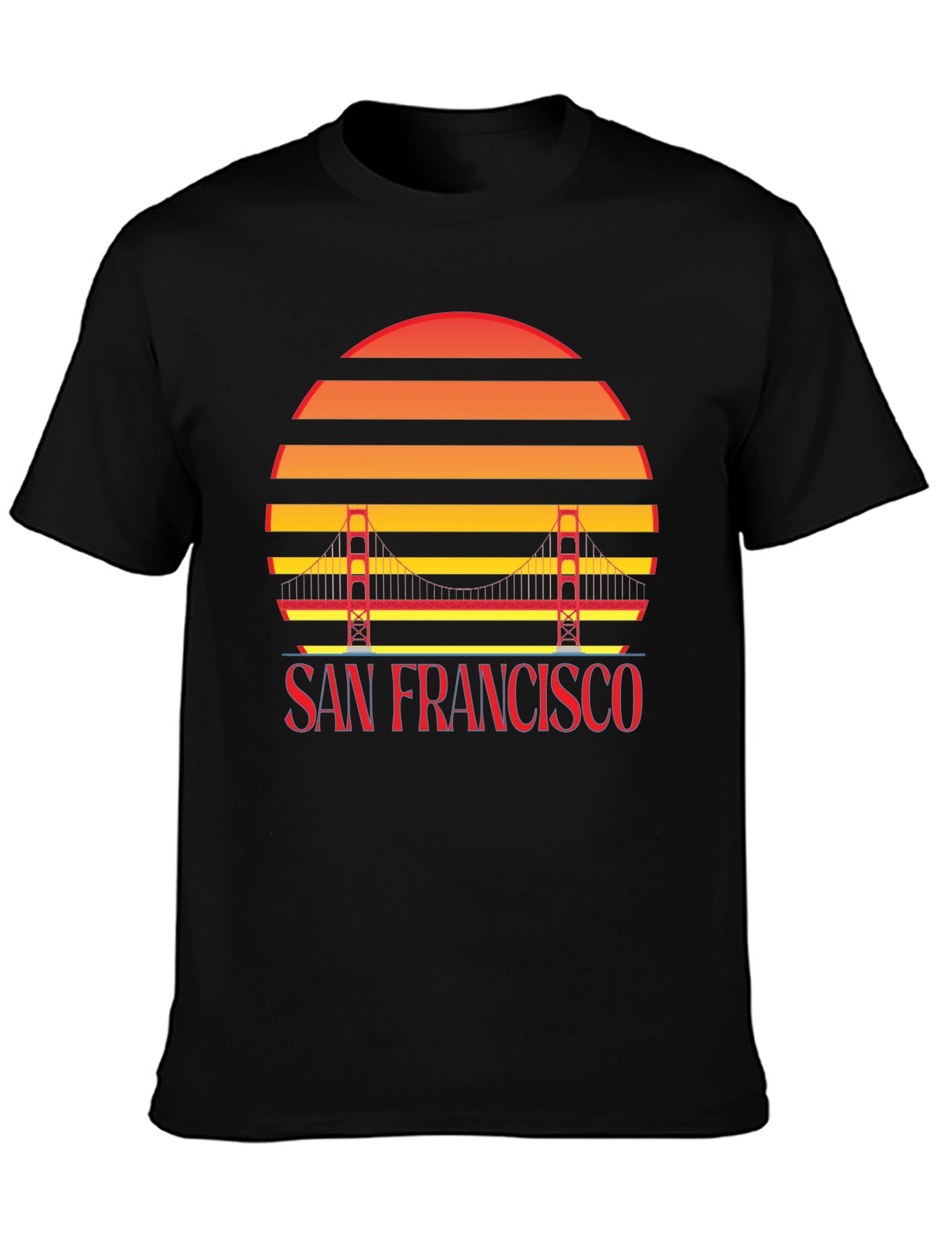 San Francisco Sunset Graphic T-Shirt