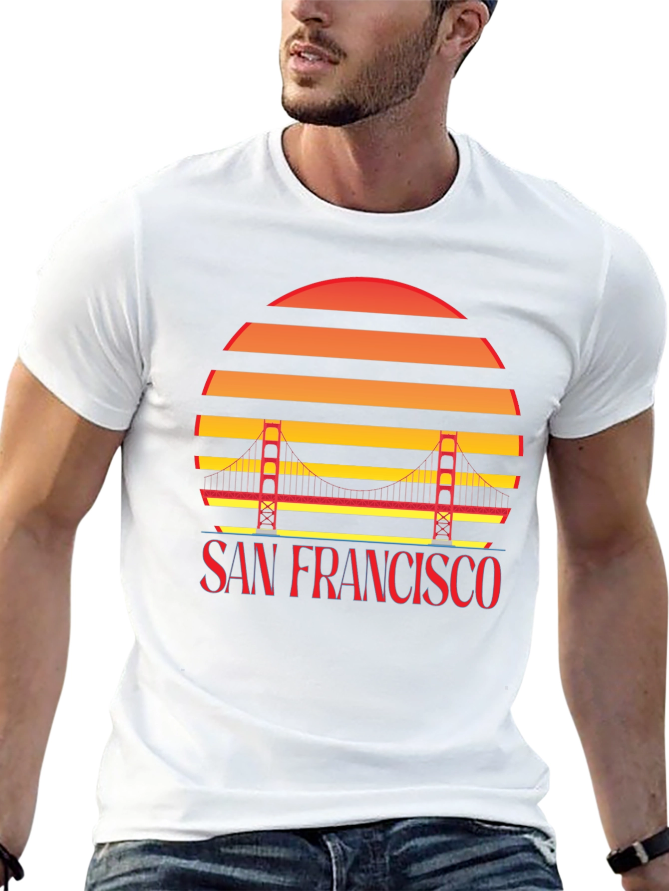 San Francisco Sunset Graphic T-Shirt