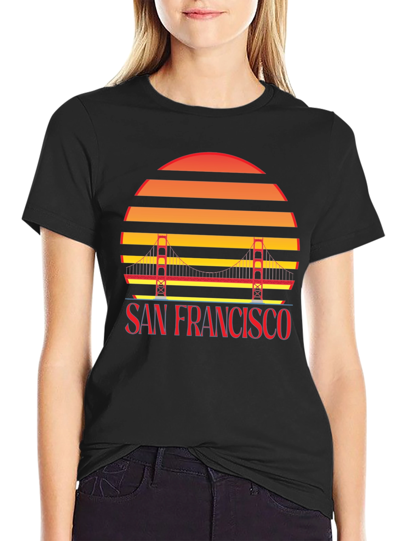 San Francisco Sunset Graphic T-Shirt