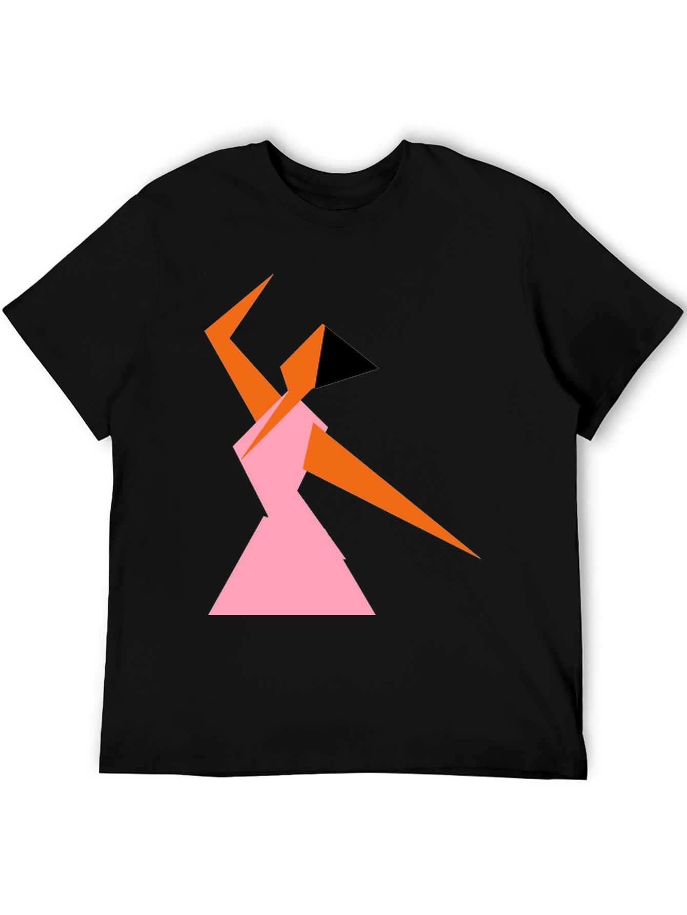 Abstract Geometric Dancer Graphic Tee
