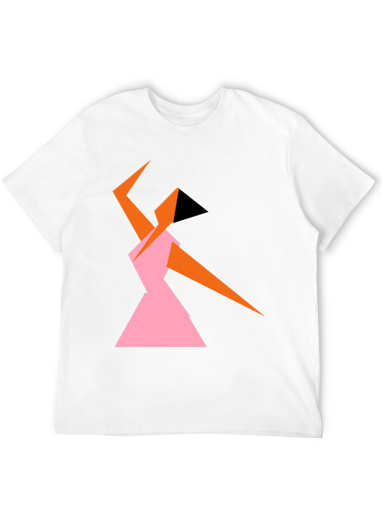 Abstract Geometric Dancer Graphic Tee