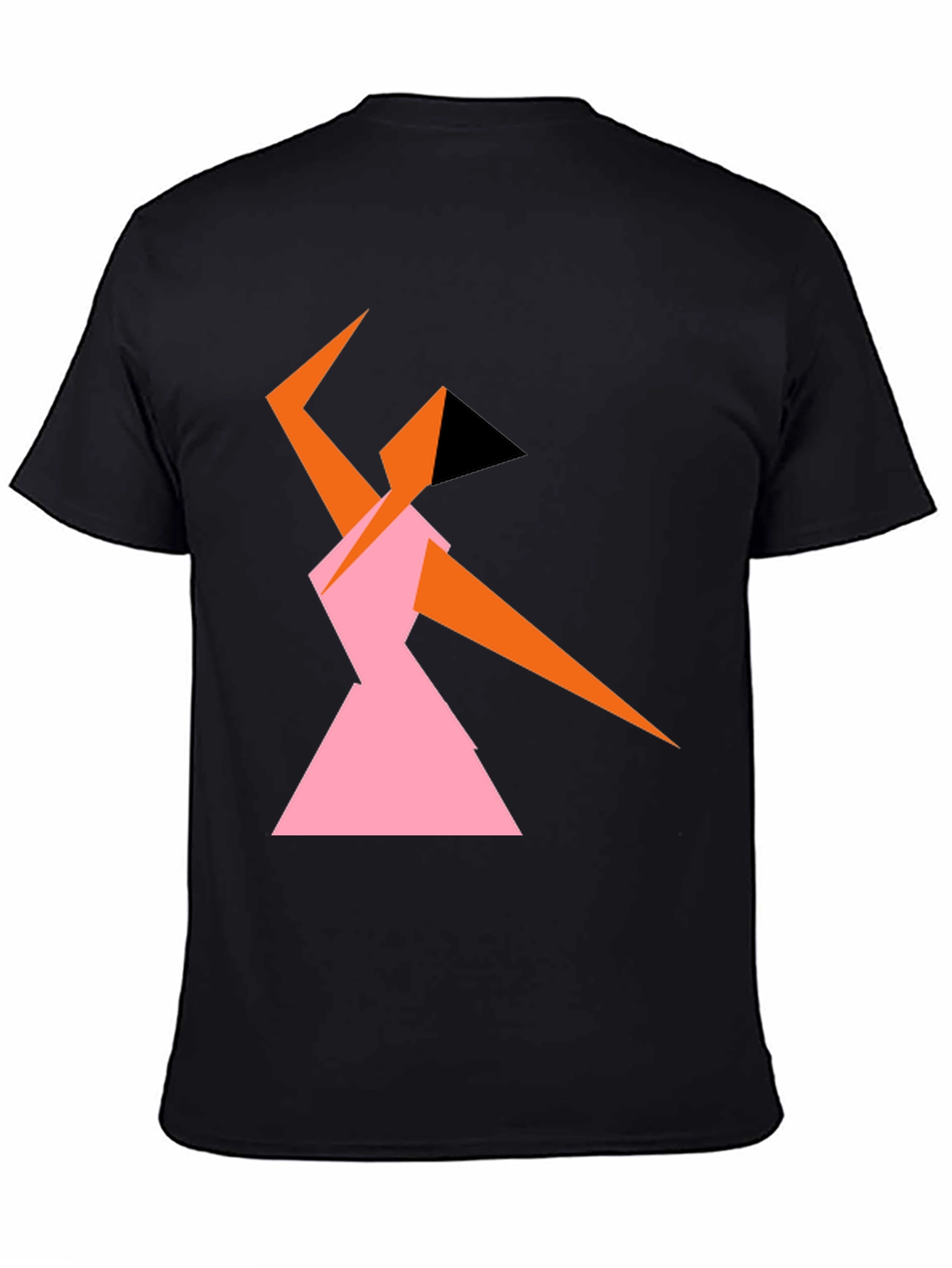 Abstract Geometric Dancer Graphic Tee