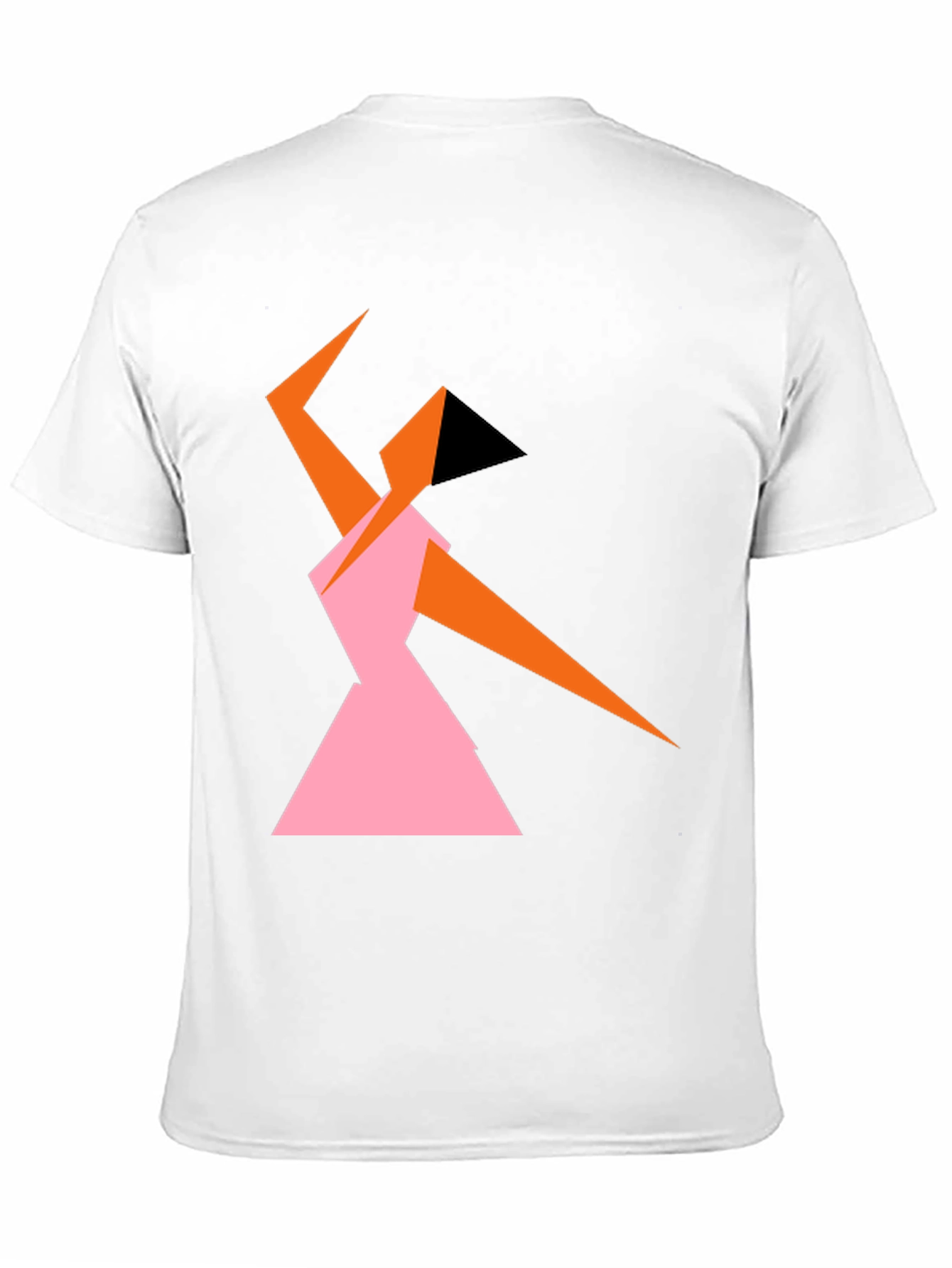 Abstract Geometric Dancer Graphic Tee