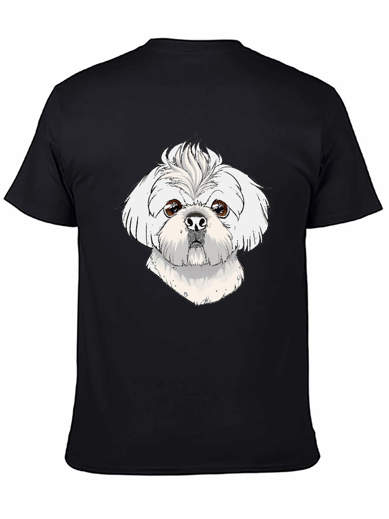 Dog Lovers Tee: Cute Shih Tzu Graphic T-Shirt
