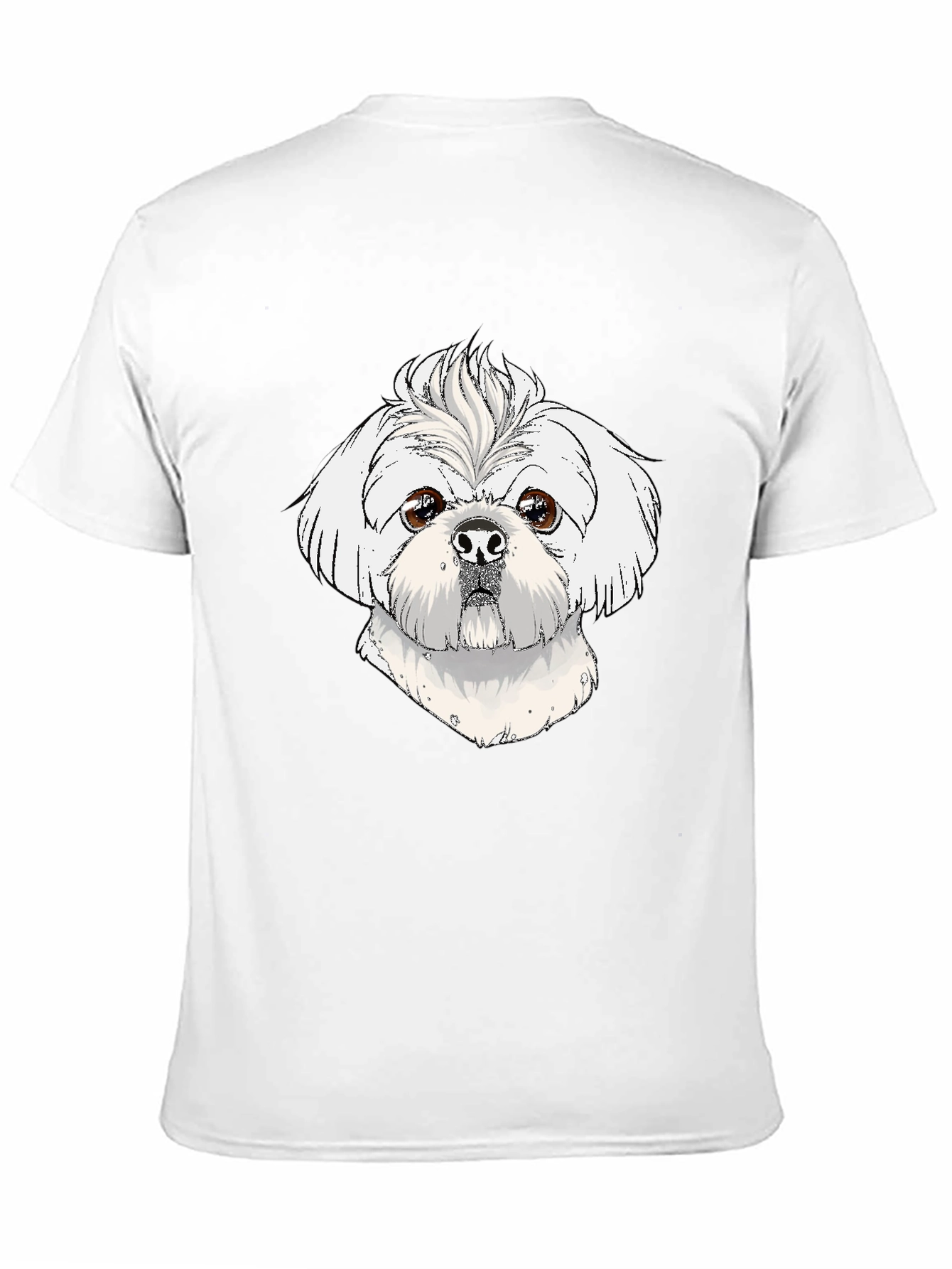 Dog Lovers Tee: Cute Shih Tzu Graphic T-Shirt