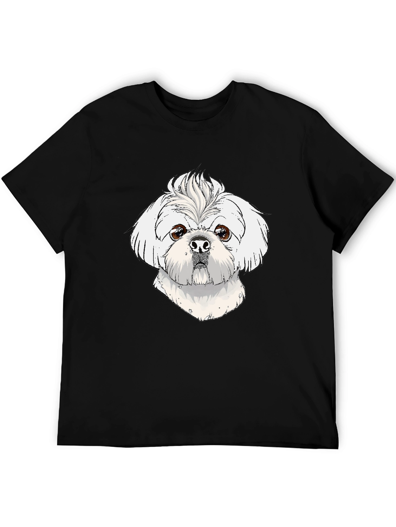 Dog Lovers Tee: Cute Shih Tzu Graphic T-Shirt