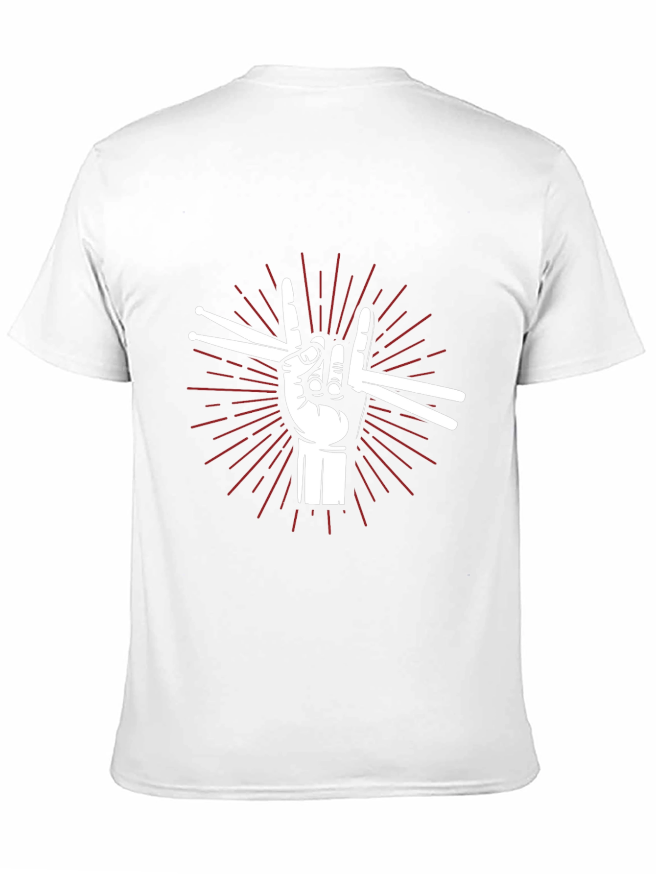 Rock On Drummer T-Shirt - Music Lover Tee
