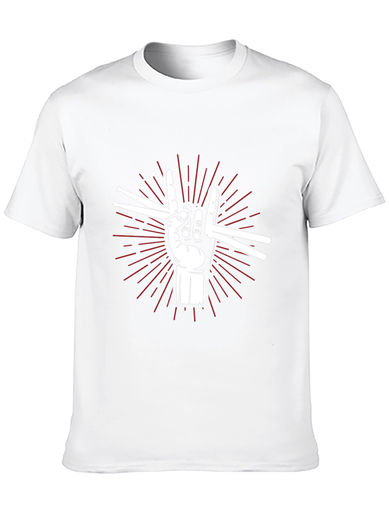 Rock On Drummer T-Shirt - Music Lover Tee