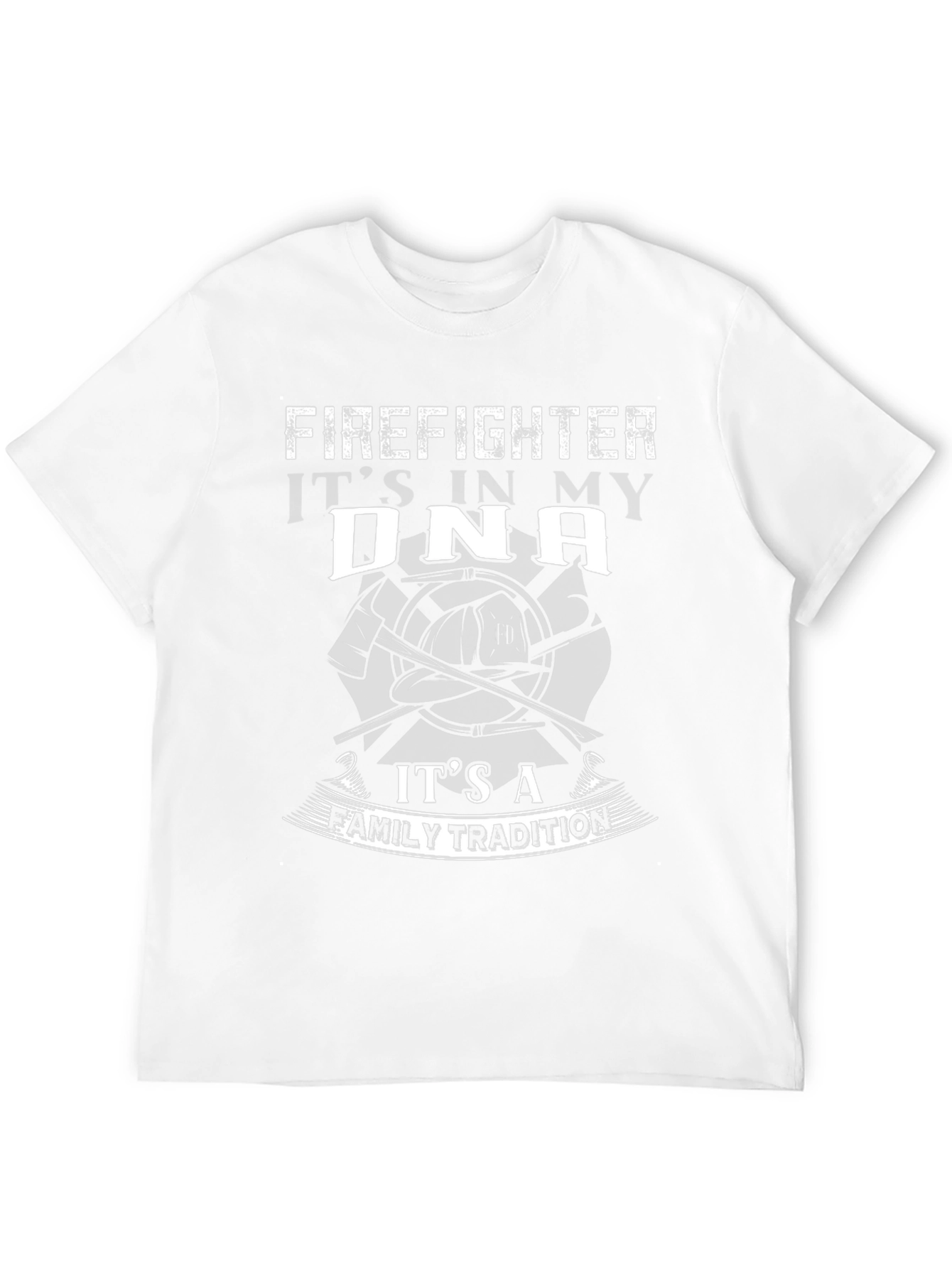 Firefighter DNA Family Tradition Black T-Shirt