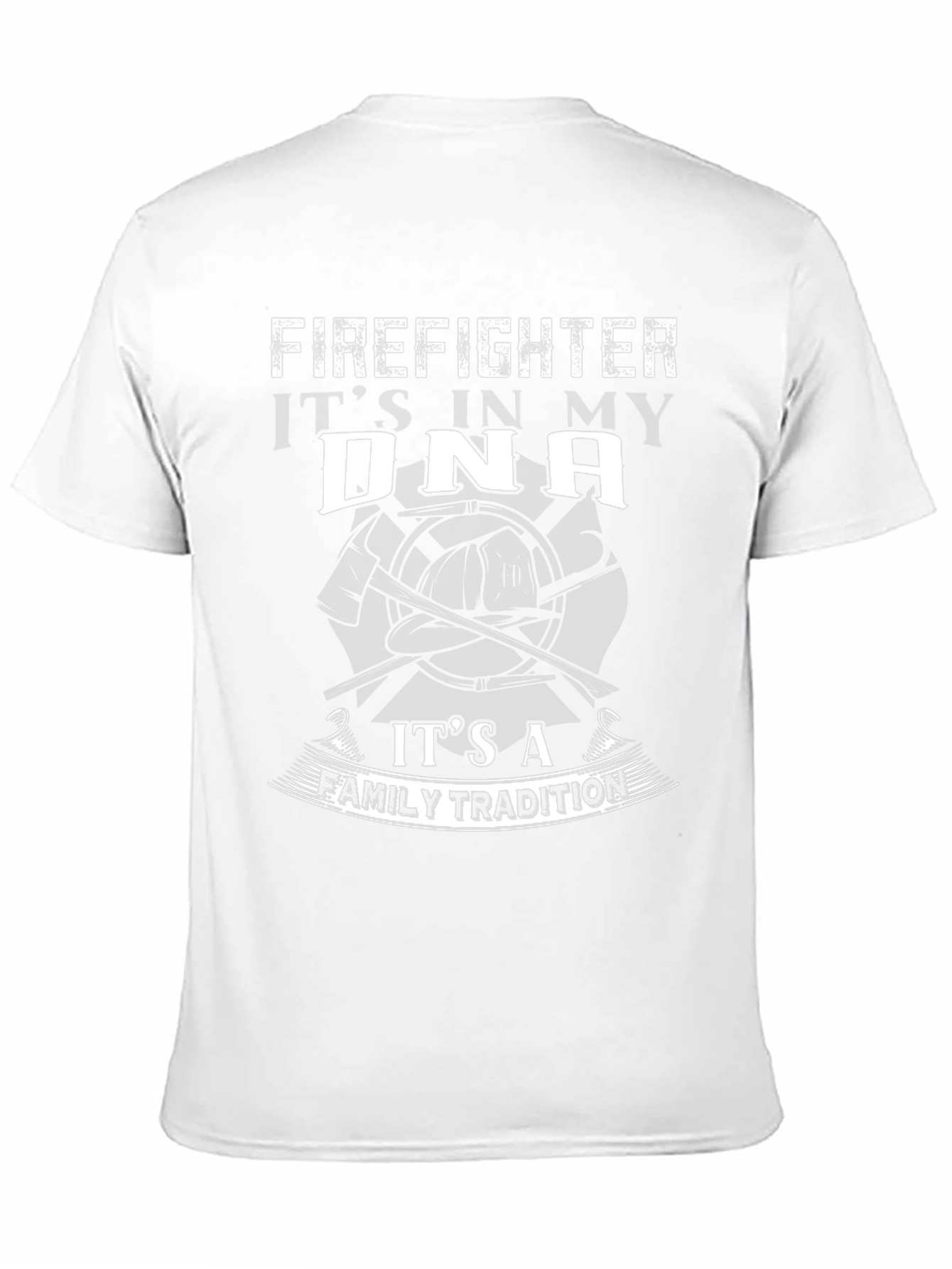 Firefighter DNA Family Tradition Black T-Shirt
