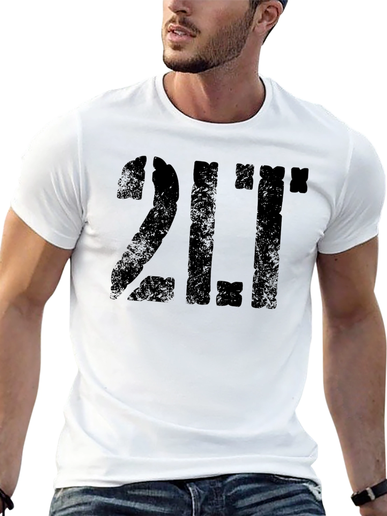 2LT Distressed Graphic T-Shirt