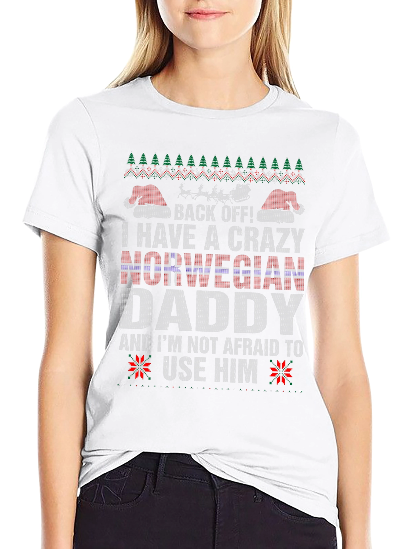 Crazy Norwegian Daddy Christmas T-Shirt