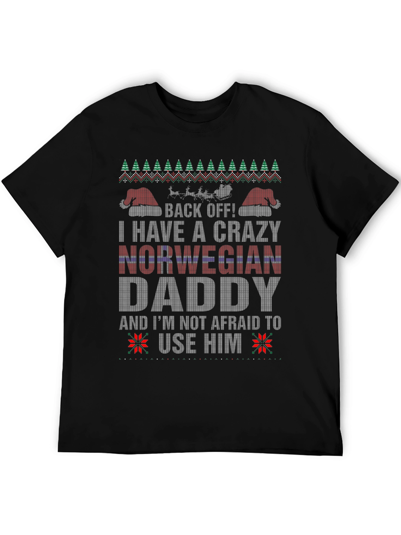 Crazy Norwegian Daddy Christmas T-Shirt