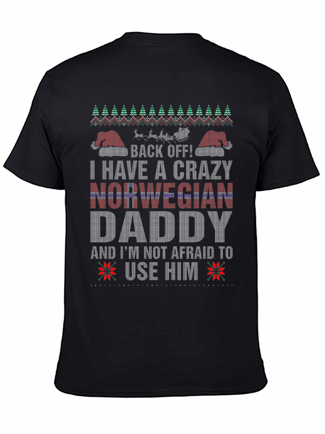 Crazy Norwegian Daddy Christmas T-Shirt