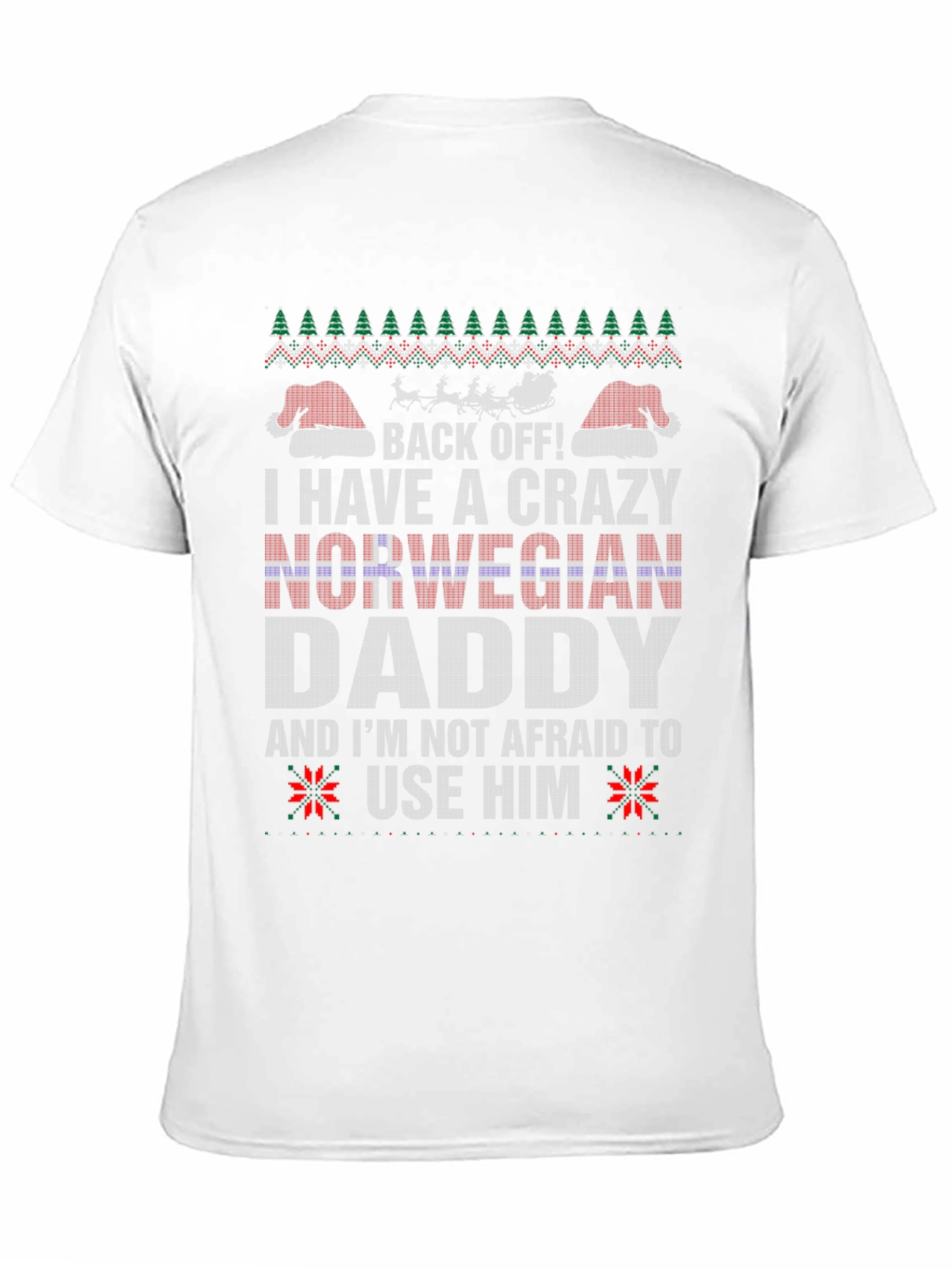 Crazy Norwegian Daddy Christmas T-Shirt