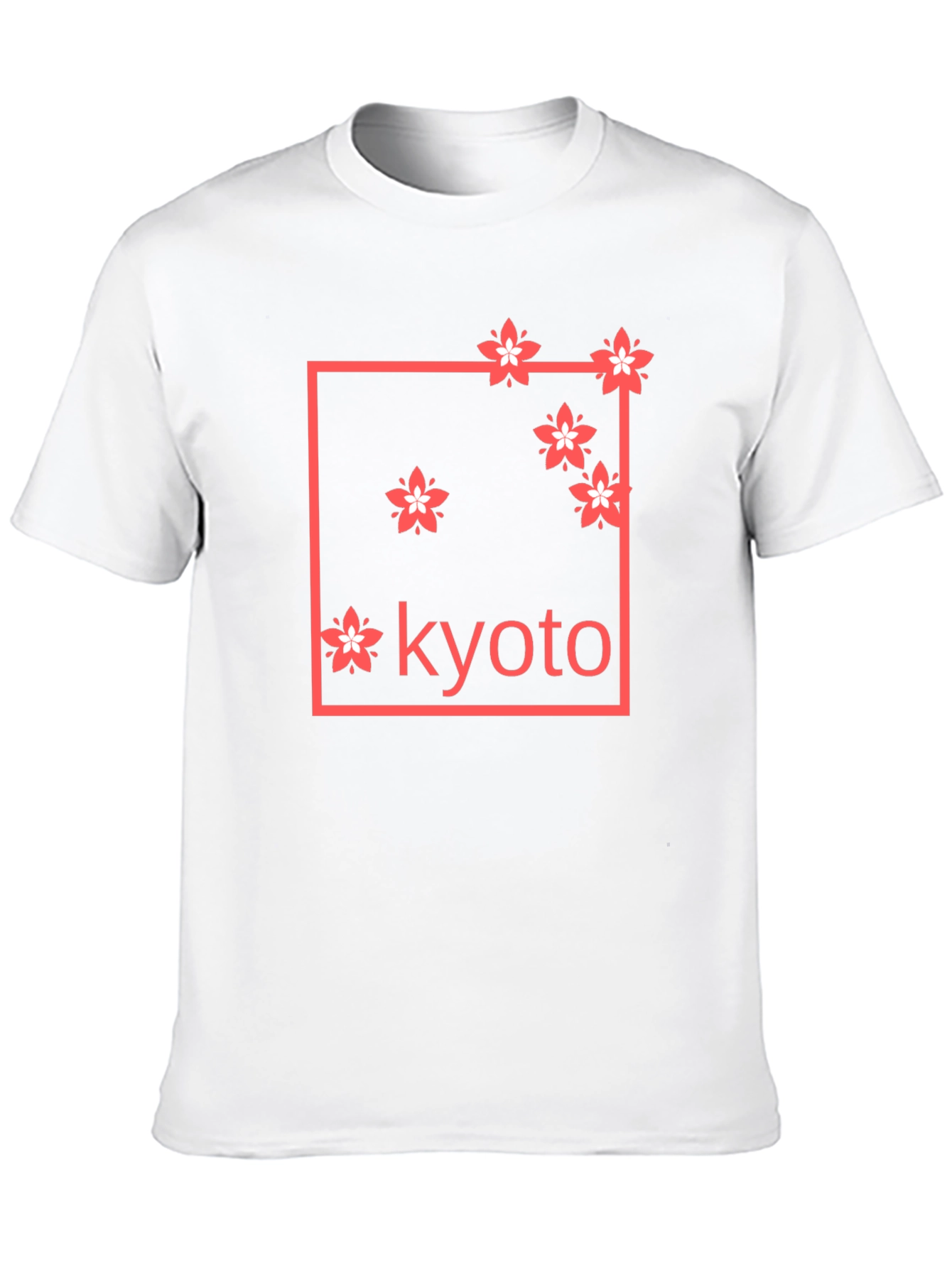 Kyoto Cherry Blossom Graphic Tee - Black