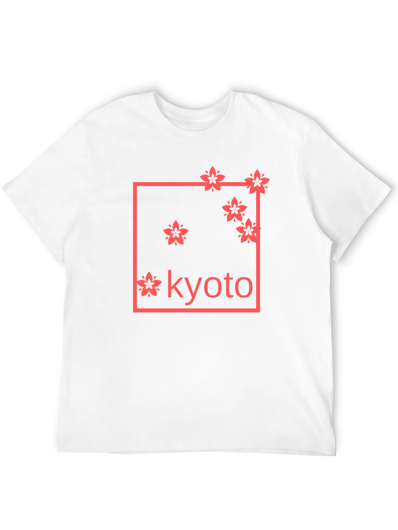 Kyoto Cherry Blossom Graphic Tee - Black