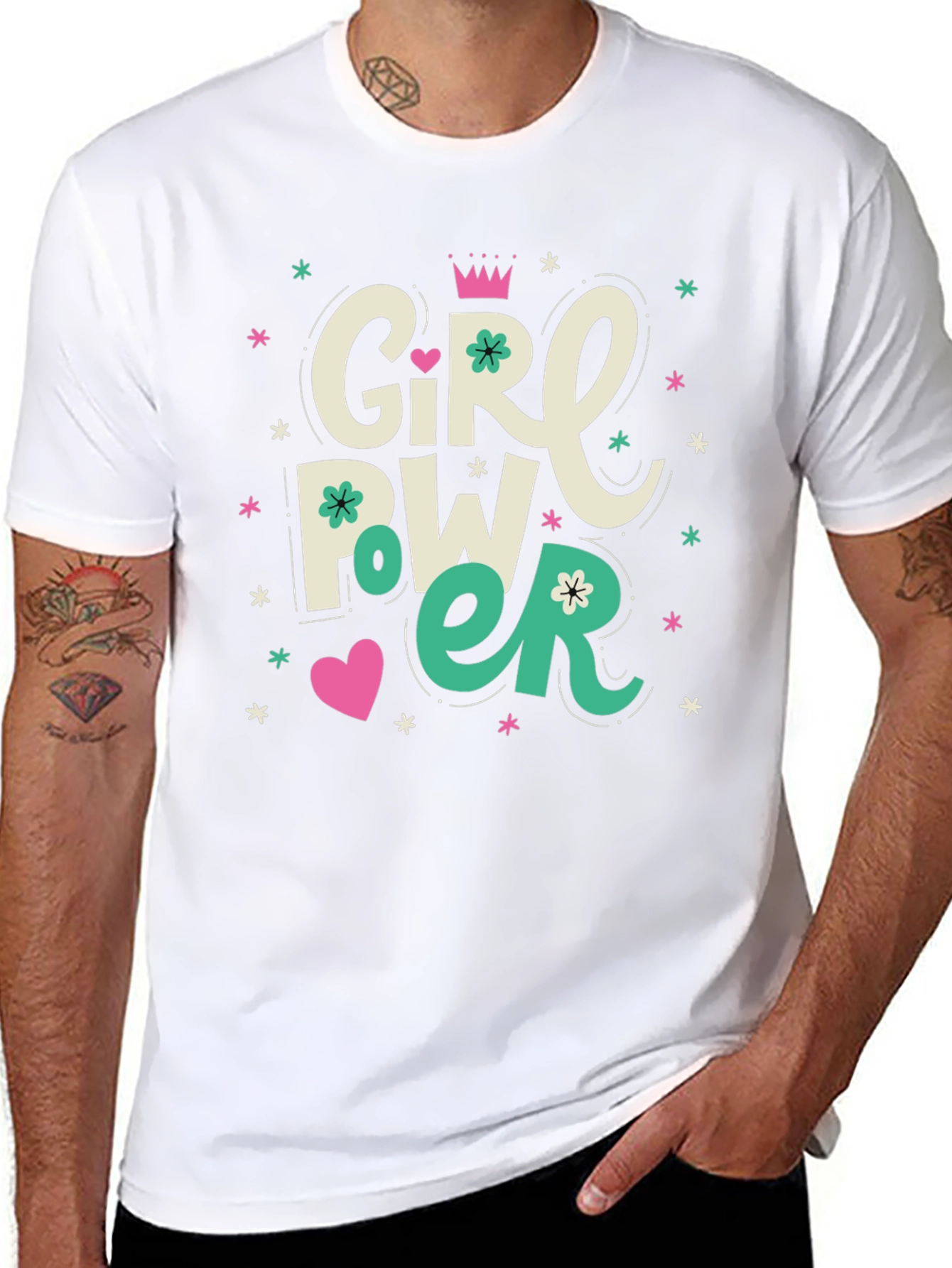 Girl Power Tee - Empowering Graphic T-Shirt