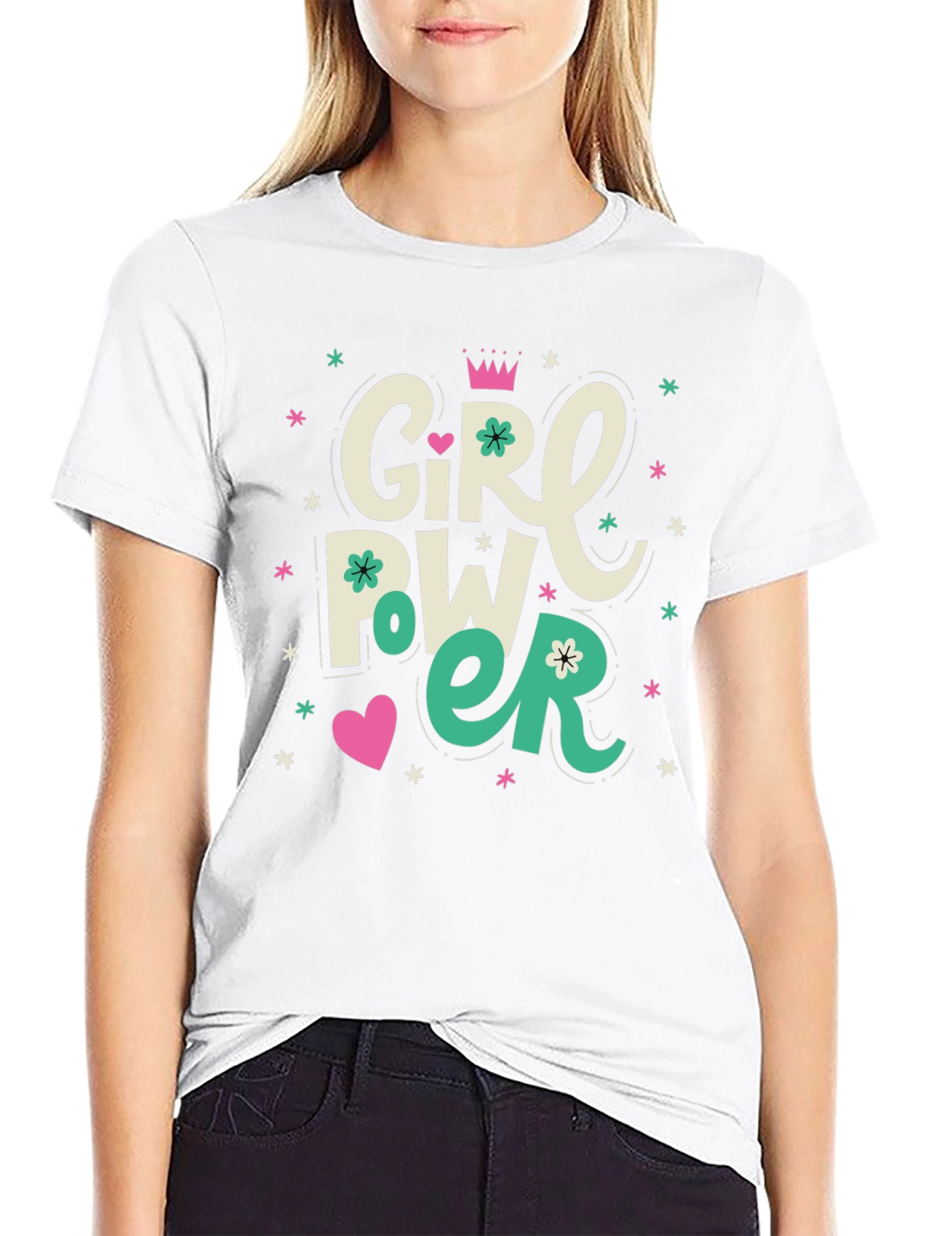 Girl Power Tee - Empowering Graphic T-Shirt