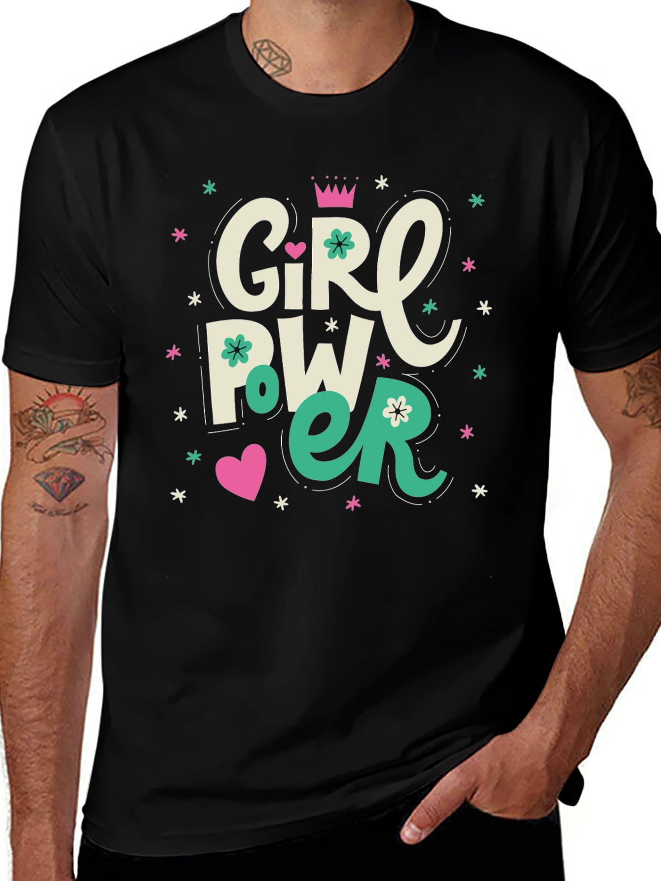 Girl Power Tee - Empowering Graphic T-Shirt