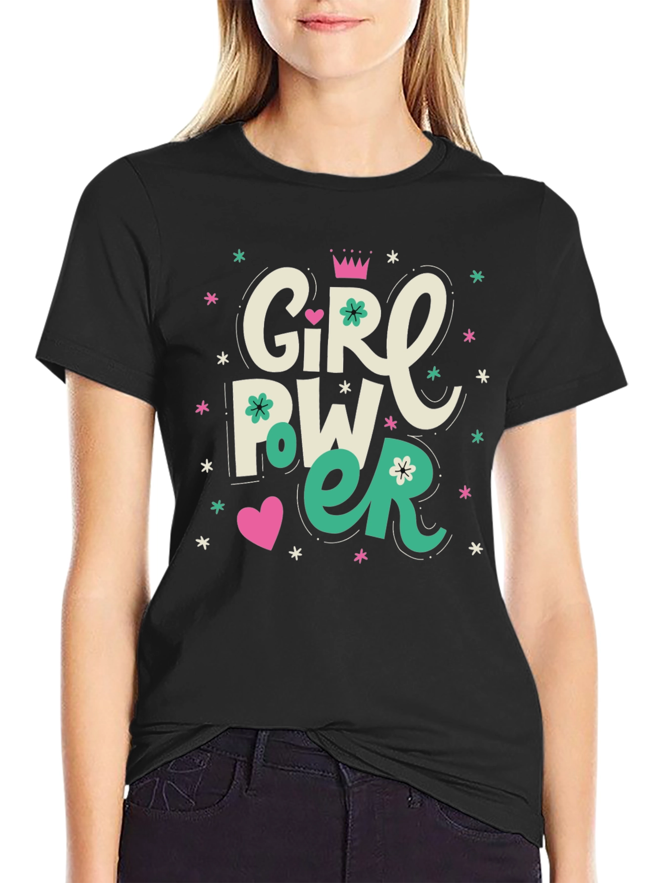 Girl Power Tee - Empowering Graphic T-Shirt