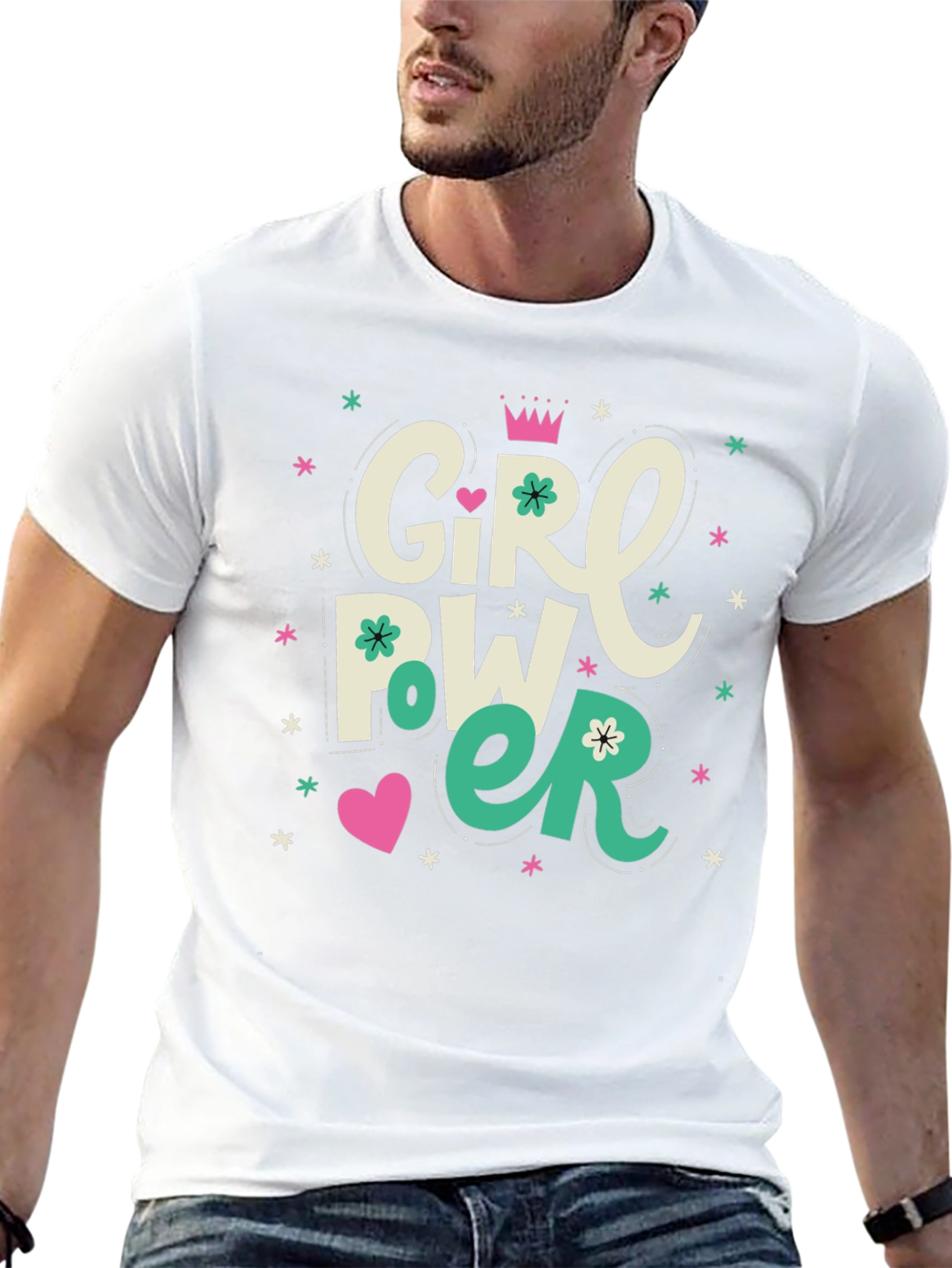 Girl Power Tee - Empowering Graphic T-Shirt