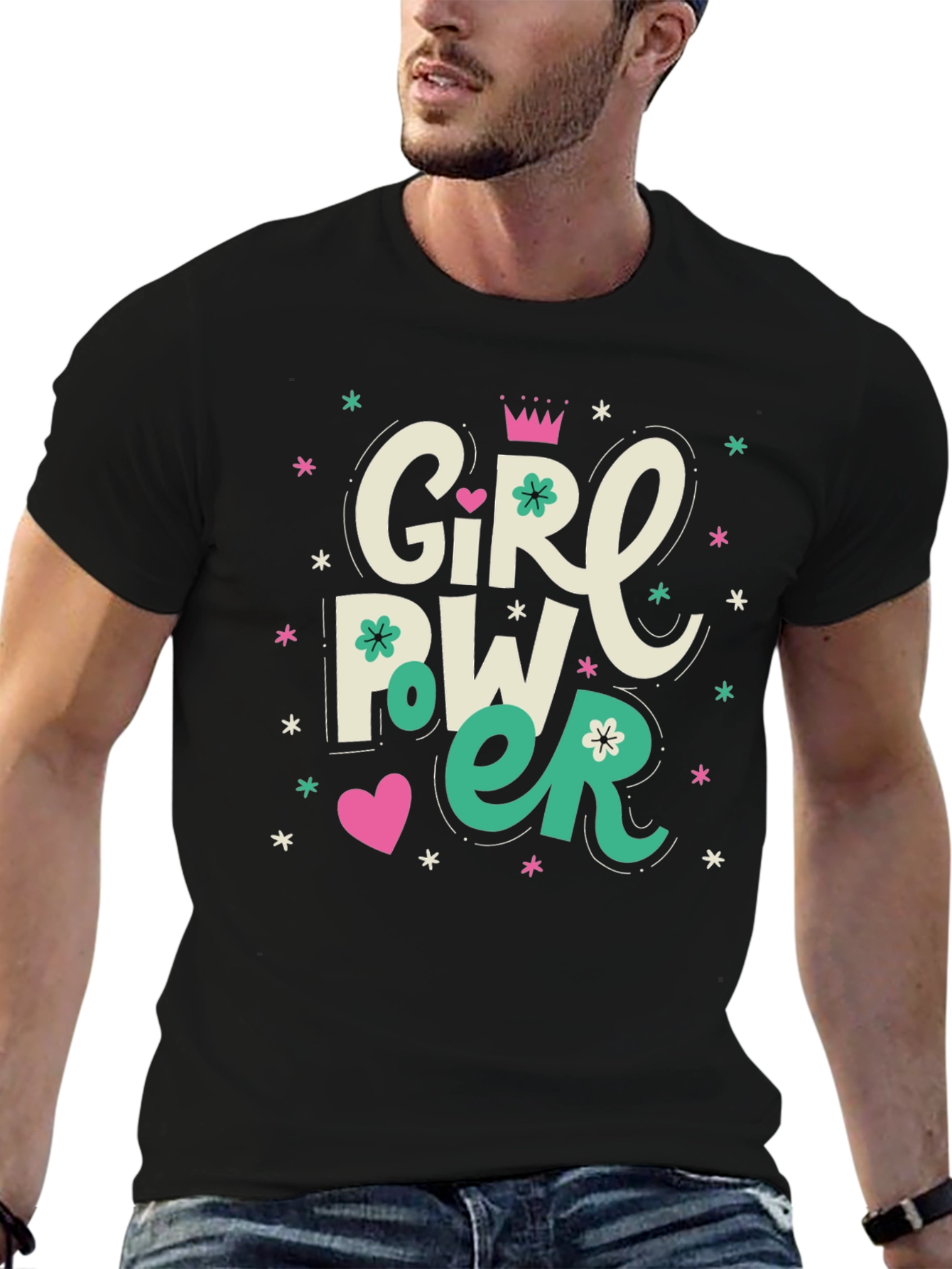 Girl Power Tee - Empowering Graphic T-Shirt