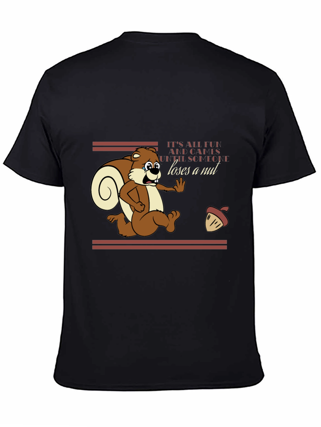 Squirrel Loses a Nut Graphic T-Shirt