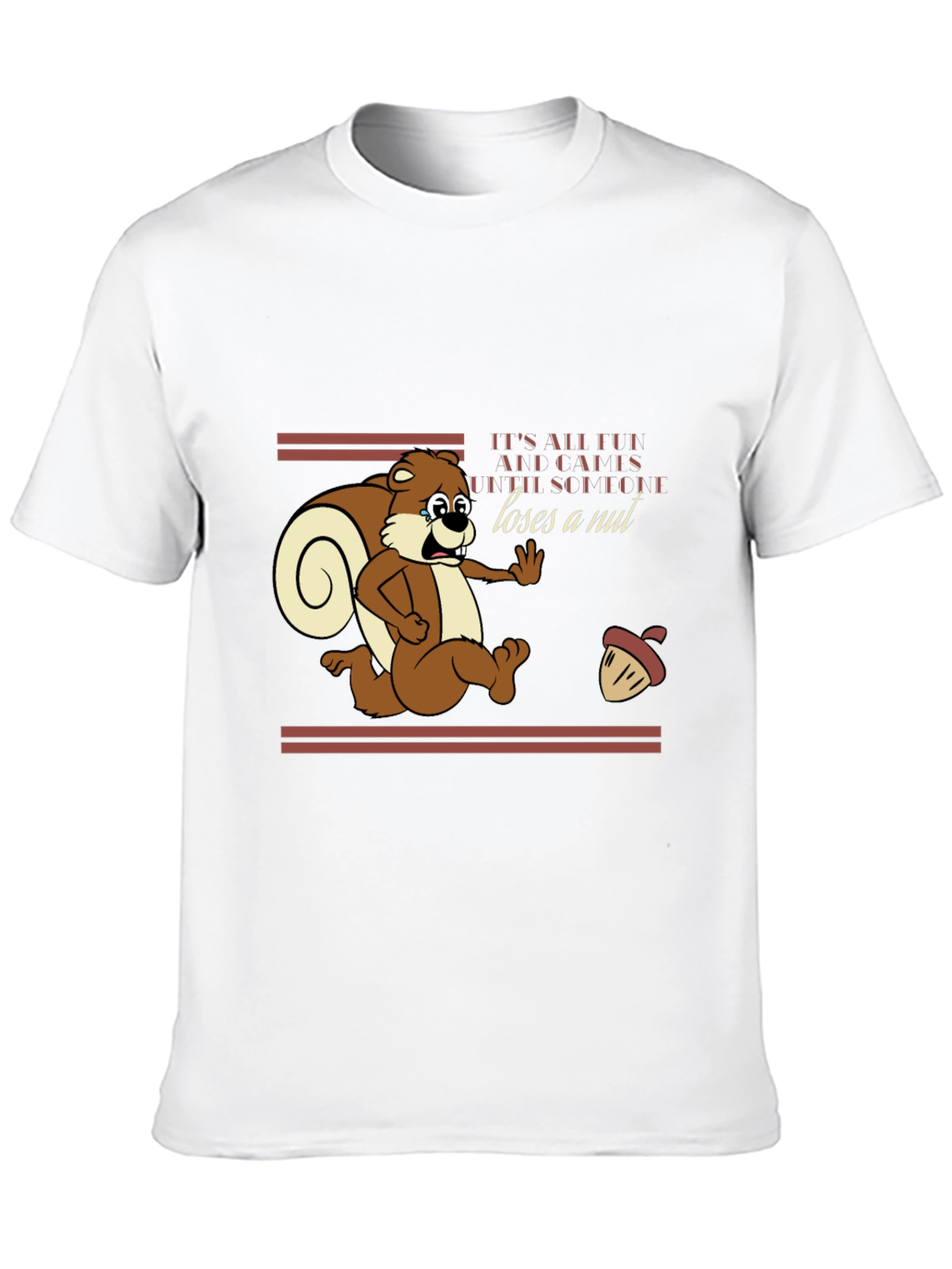 Squirrel Loses a Nut Graphic T-Shirt