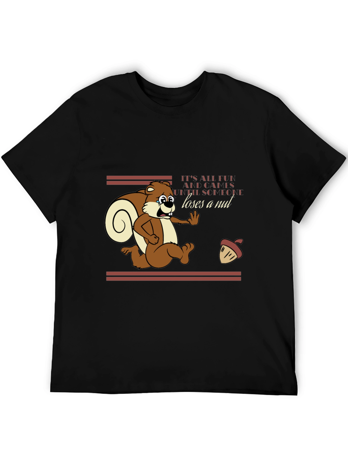 Squirrel Loses a Nut Graphic T-Shirt