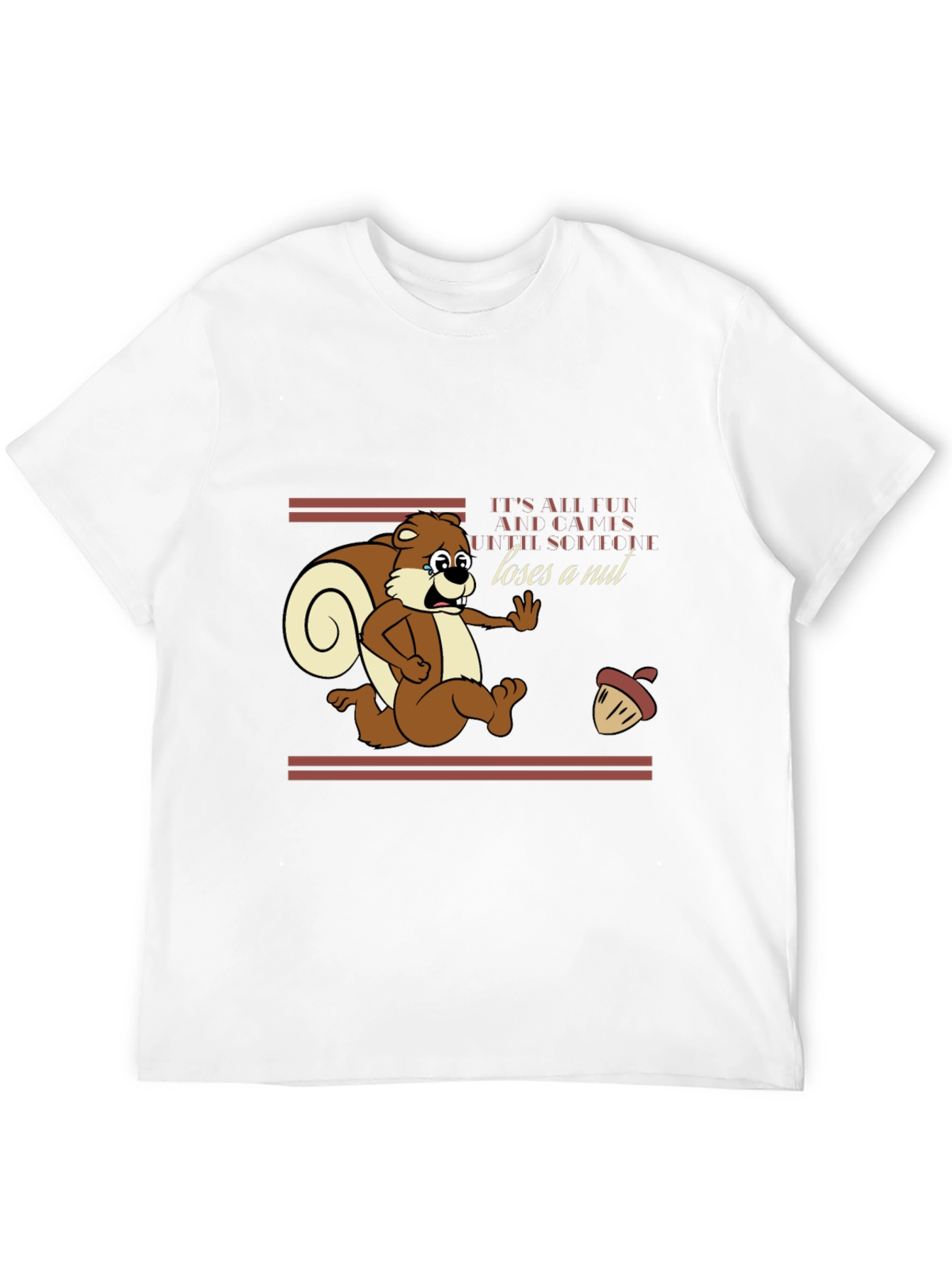 Squirrel Loses a Nut Graphic T-Shirt