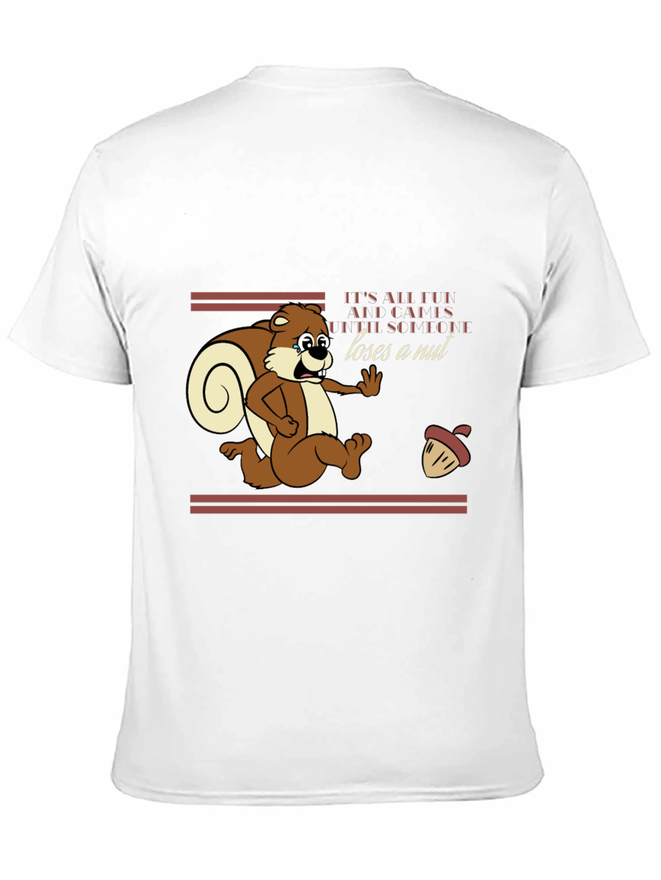 Squirrel Loses a Nut Graphic T-Shirt