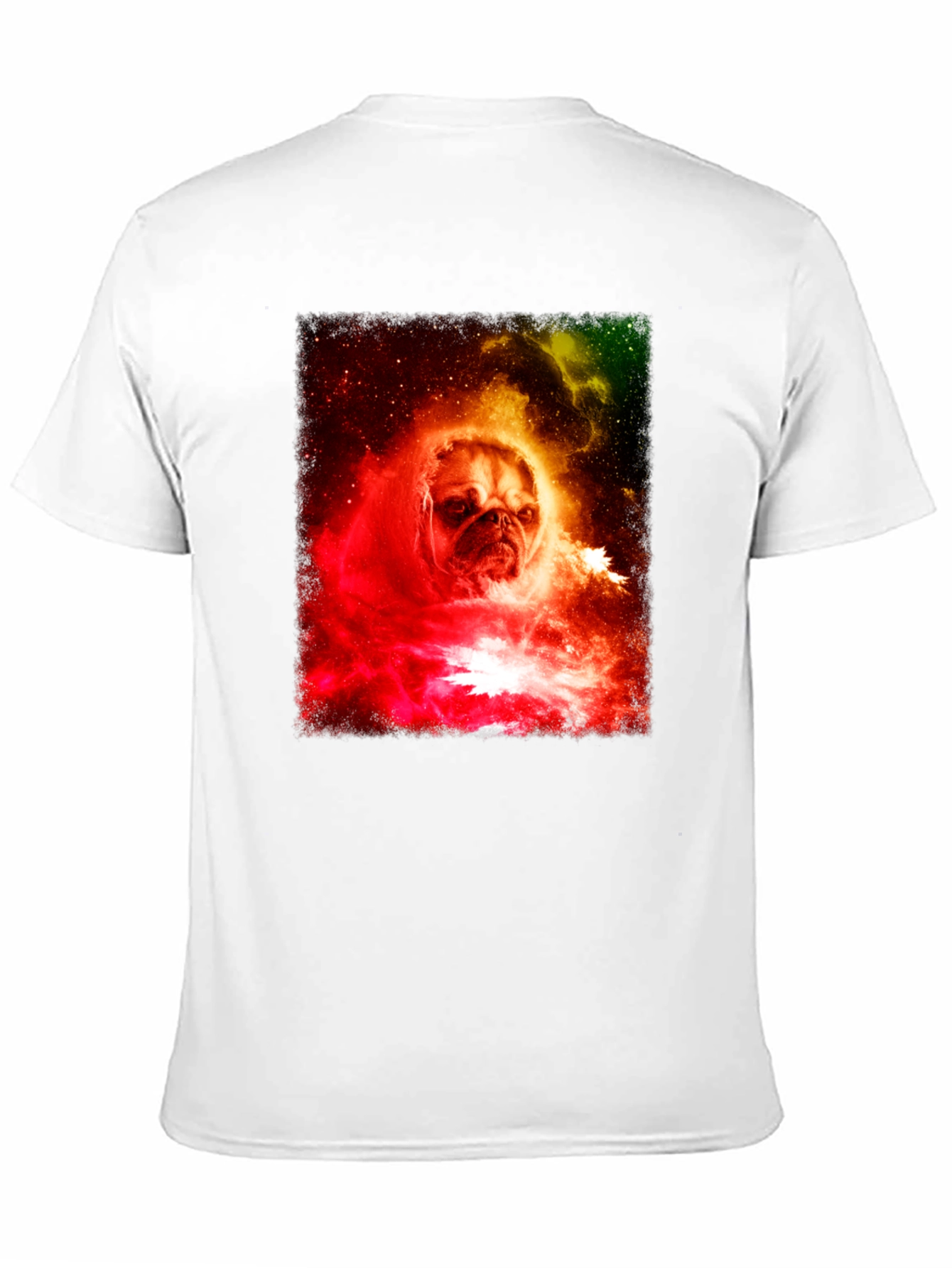 Pug in Space Graphic Tee - Unique Design