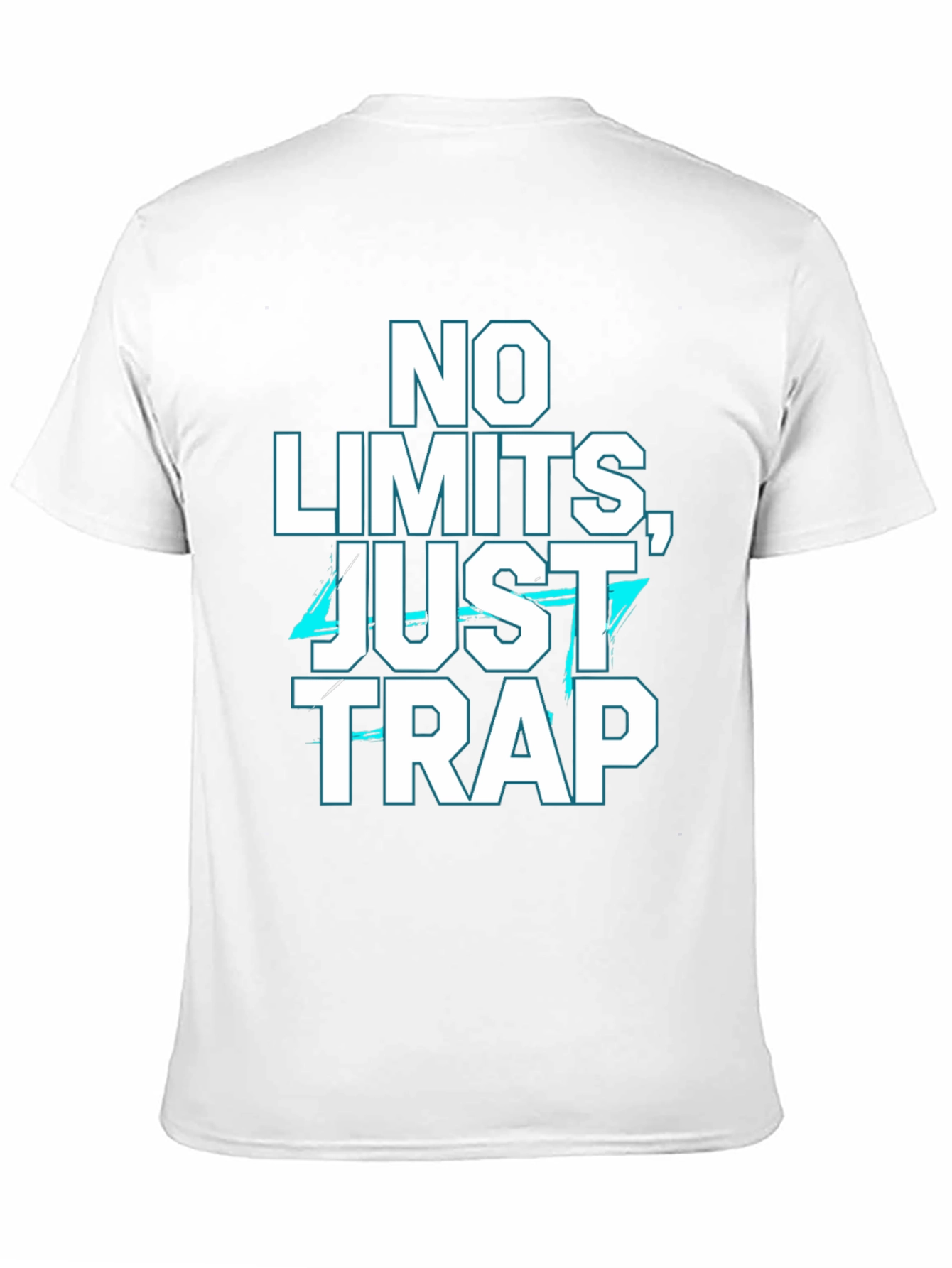 No Limits Just Trap Black Graphic T-Shirt