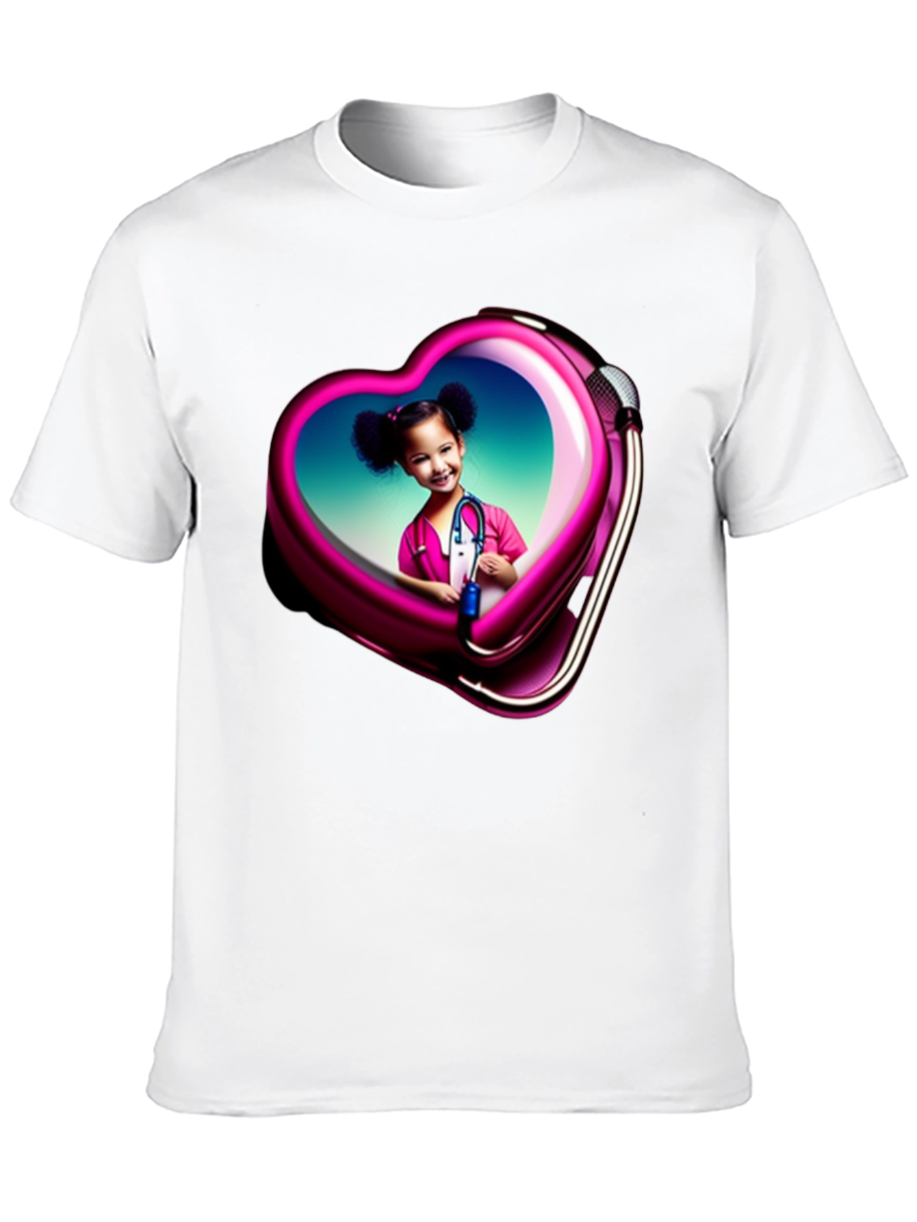 Heart Frame Child Doctor Graphic Tee