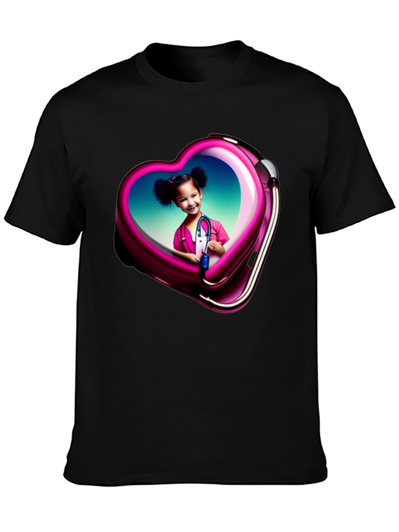 Heart Frame Child Doctor Graphic Tee