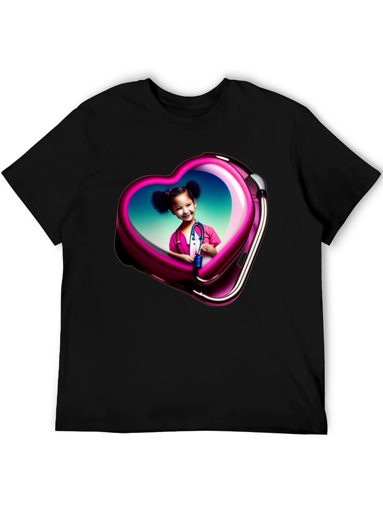 Heart Frame Child Doctor Graphic Tee