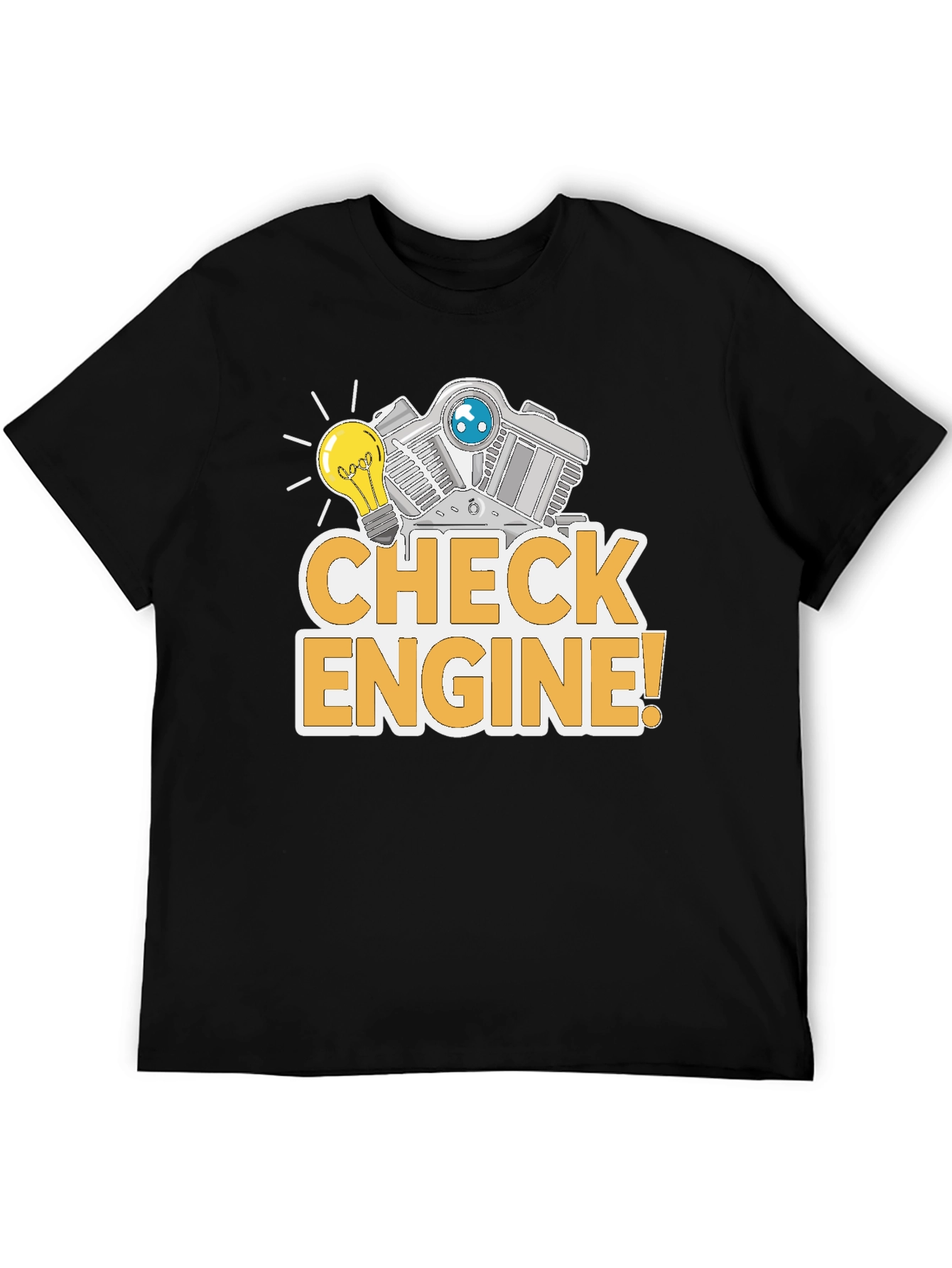Check Engine Funny T-Shirt Mechanic Gift