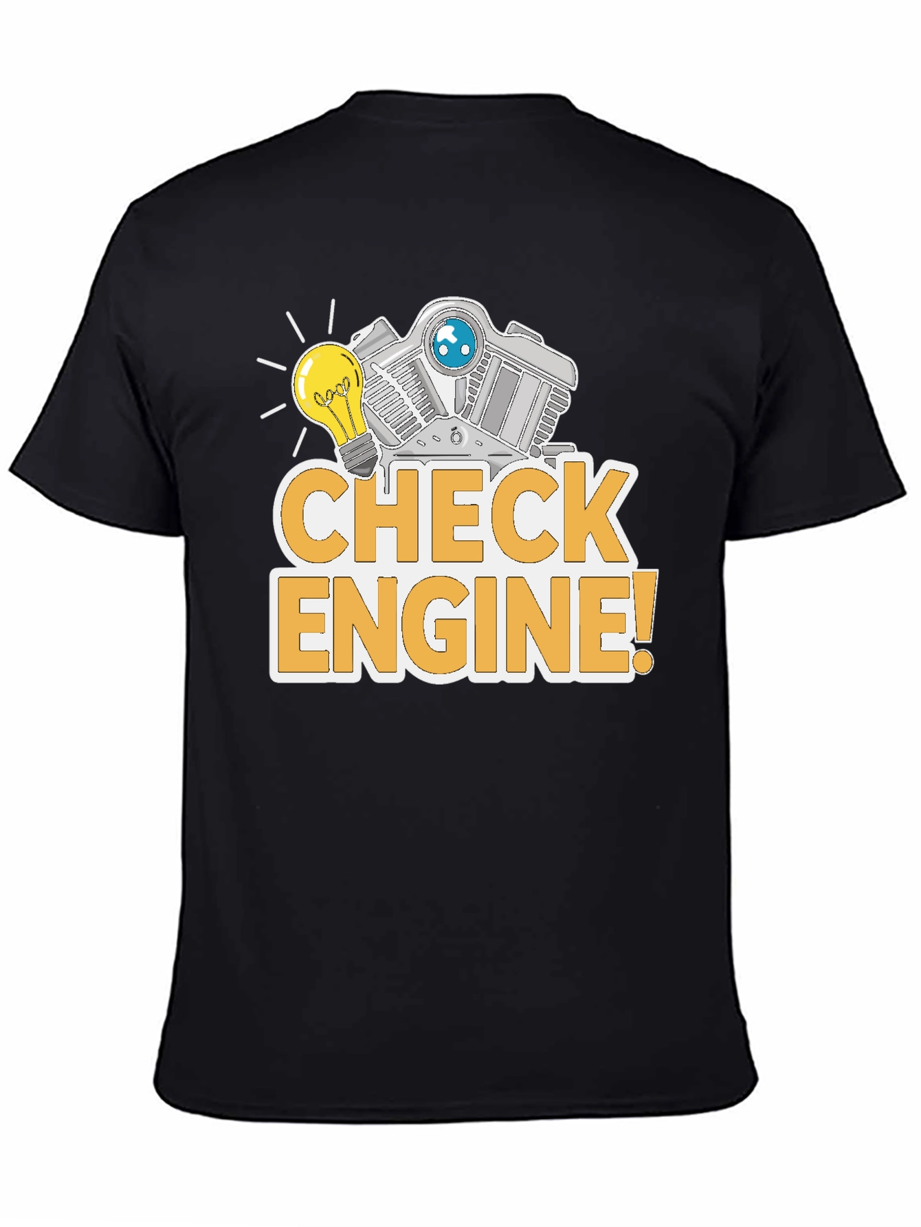 Check Engine Funny T-Shirt Mechanic Gift