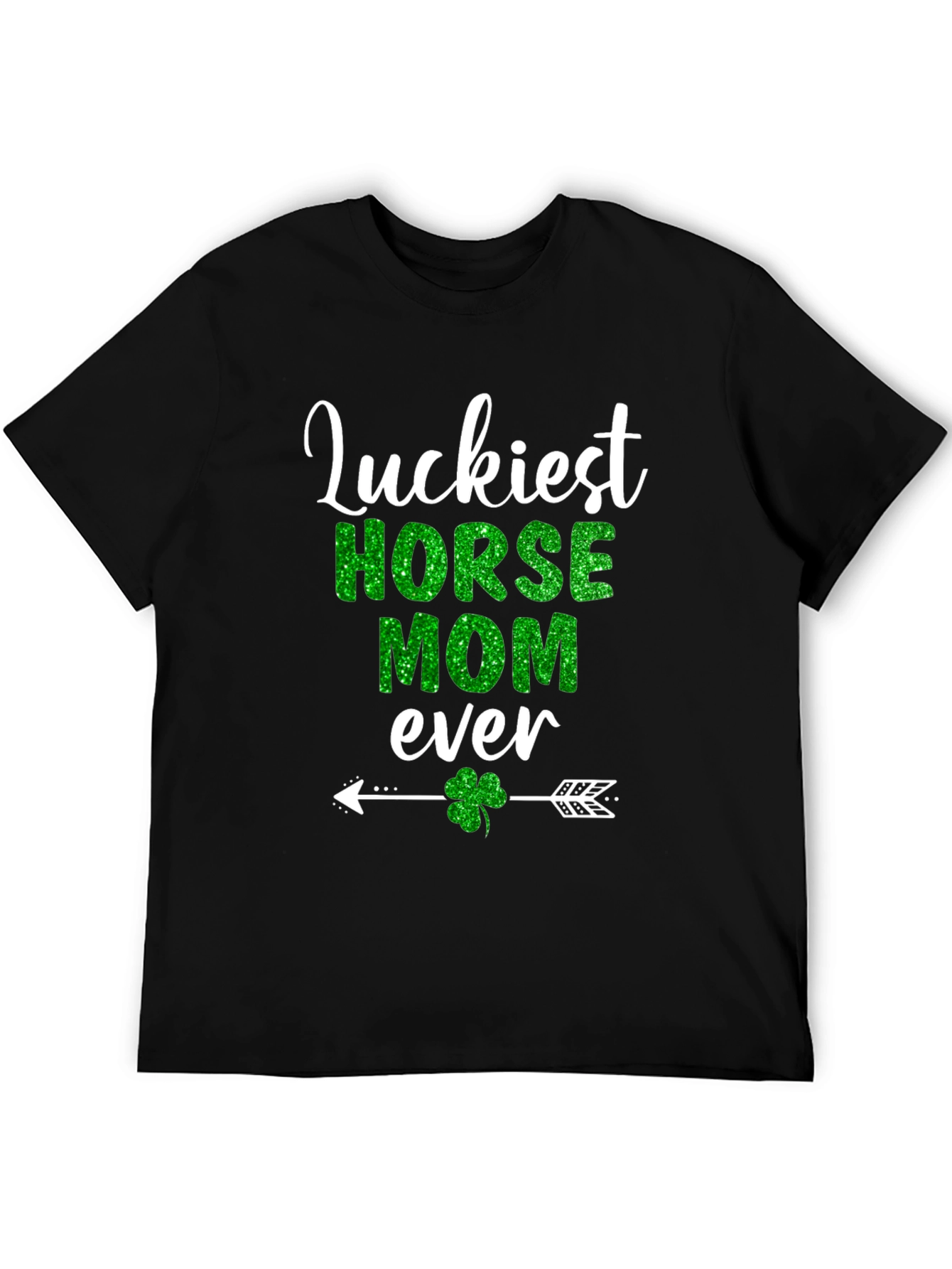 Luckiest Horse Mom Ever St. Patricks Day T-Shirt
