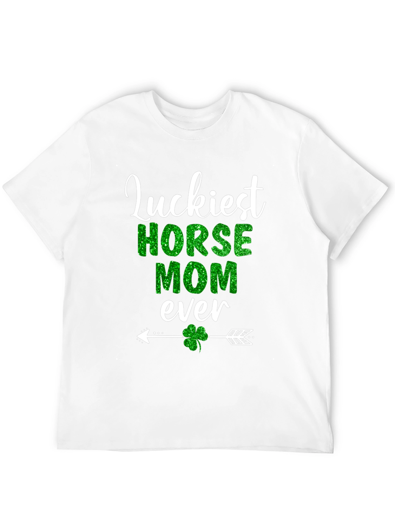 Luckiest Horse Mom Ever St. Patricks Day T-Shirt
