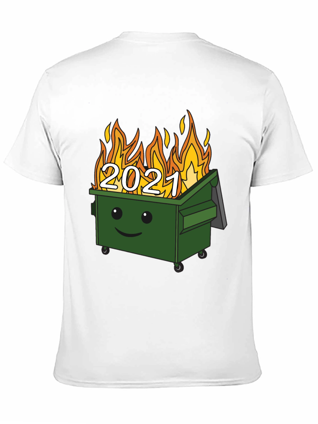 2021 Dumpster Fire Graphic Tee - Unisex Black T-Shirt