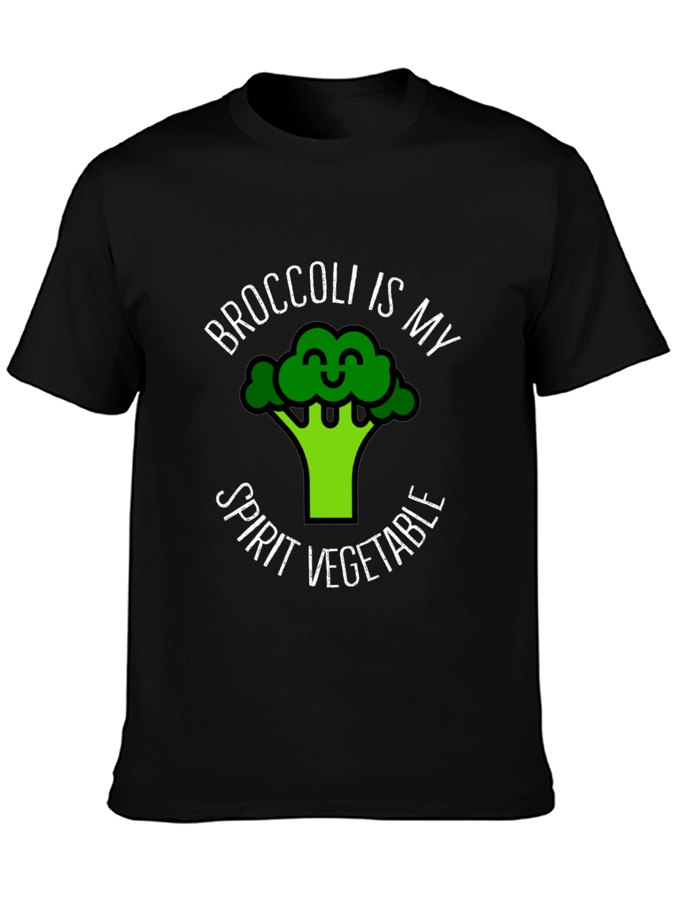 Broccoli Spirit Vegetable T-Shirt - Funny Vegan Tee