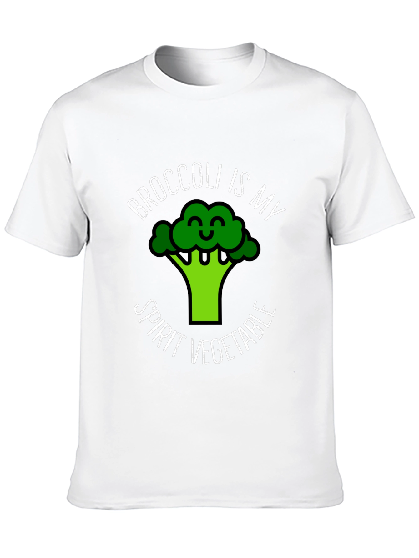 Broccoli Spirit Vegetable T-Shirt - Funny Vegan Tee