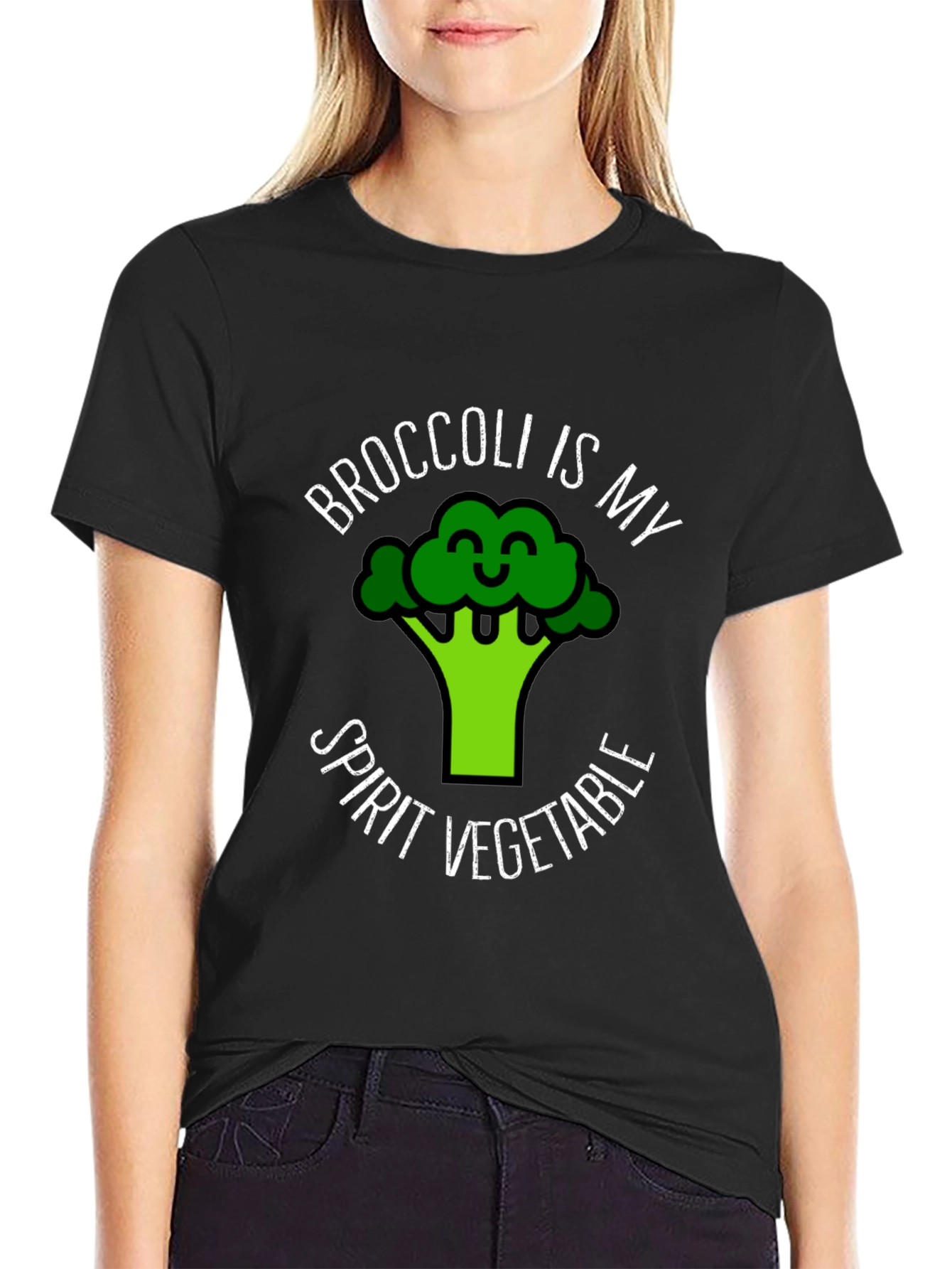Broccoli Spirit Vegetable T-Shirt - Funny Vegan Tee