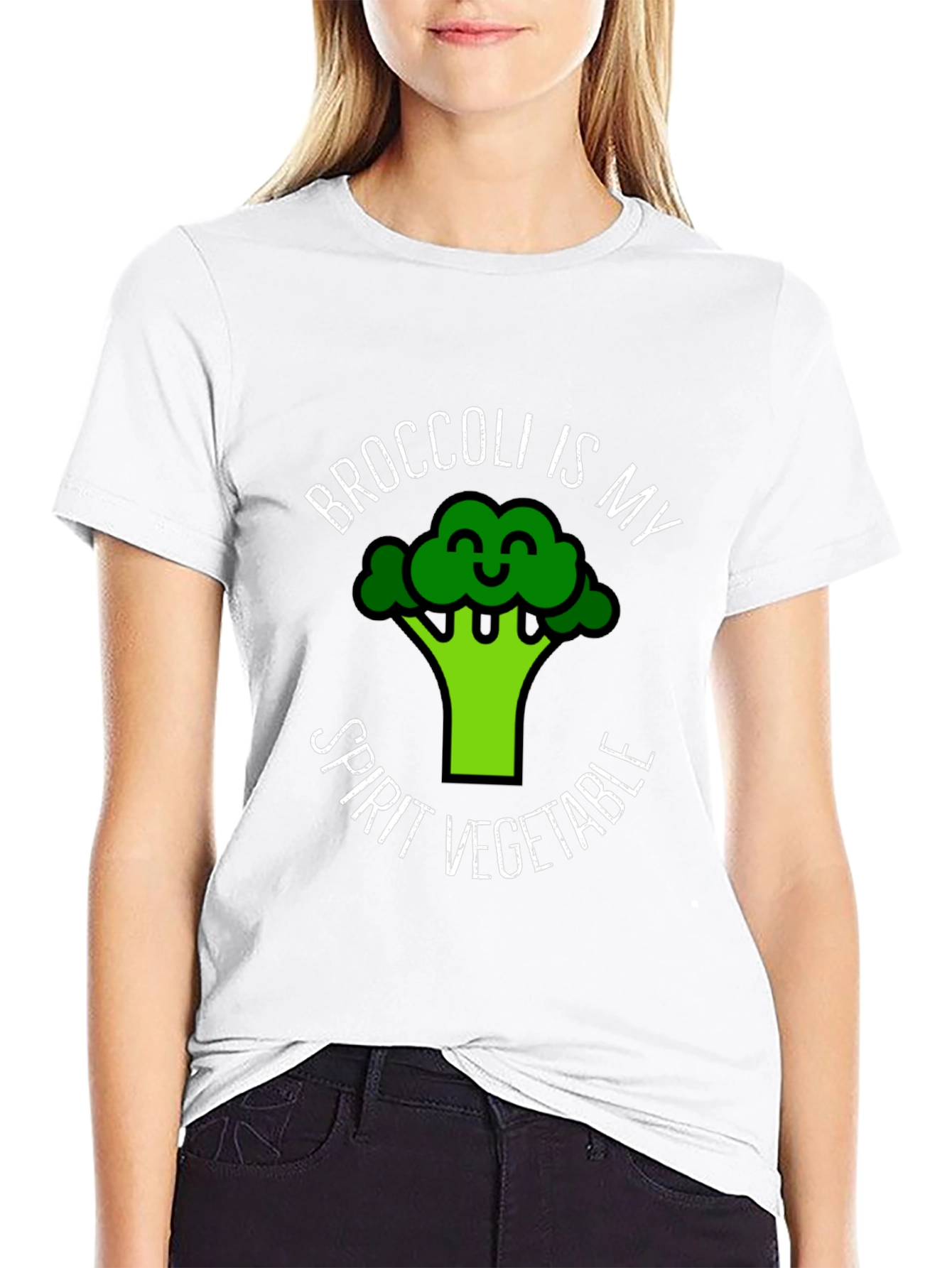Broccoli Spirit Vegetable T-Shirt - Funny Vegan Tee