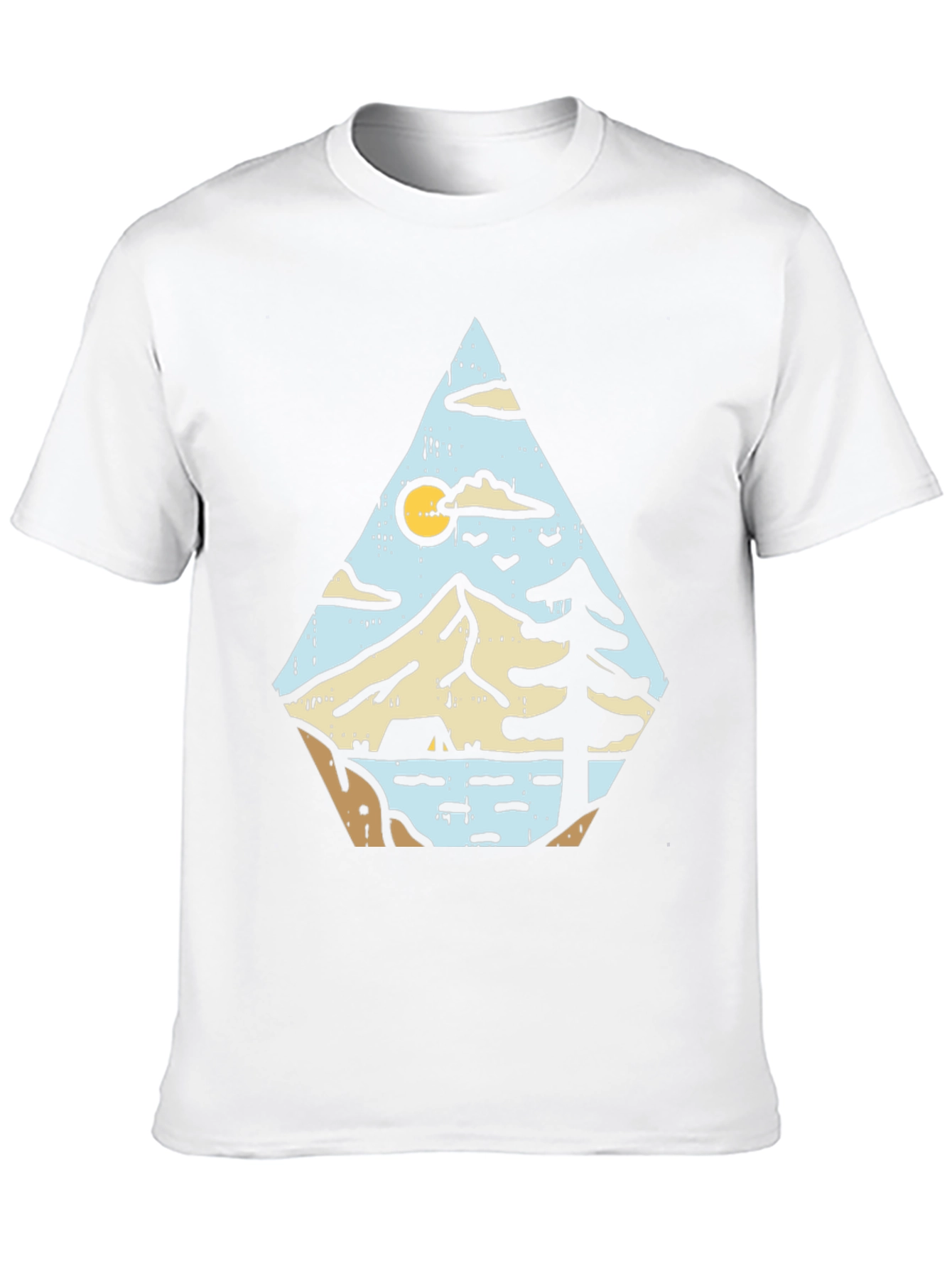Outdoor Adventure Graphic Tee - Black