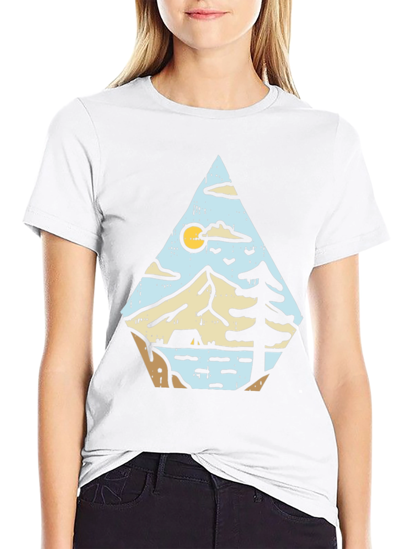 Outdoor Adventure Graphic Tee - Black