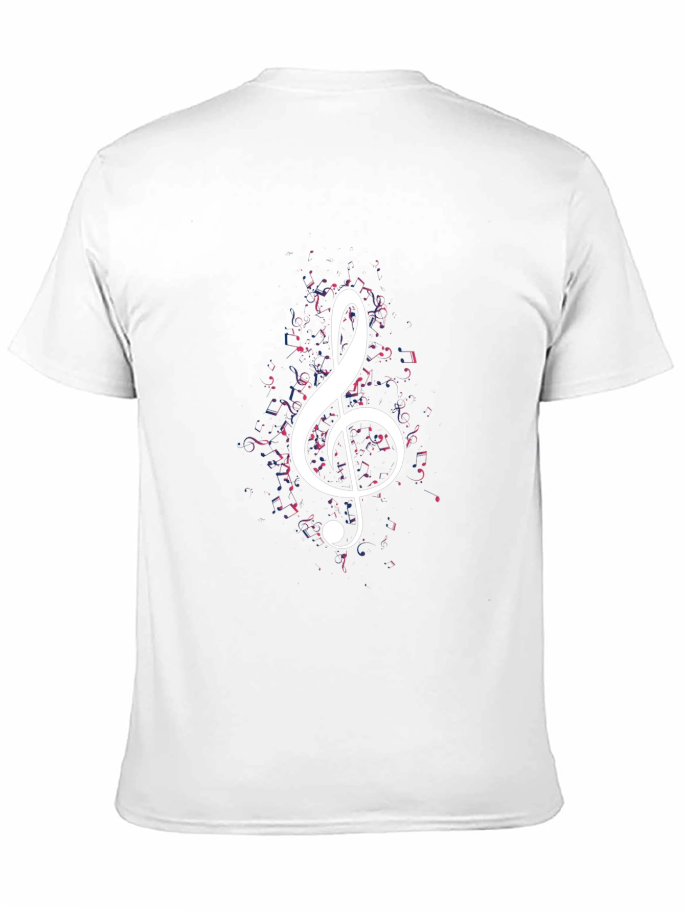 Musical Clef Graphic Black T-Shirt