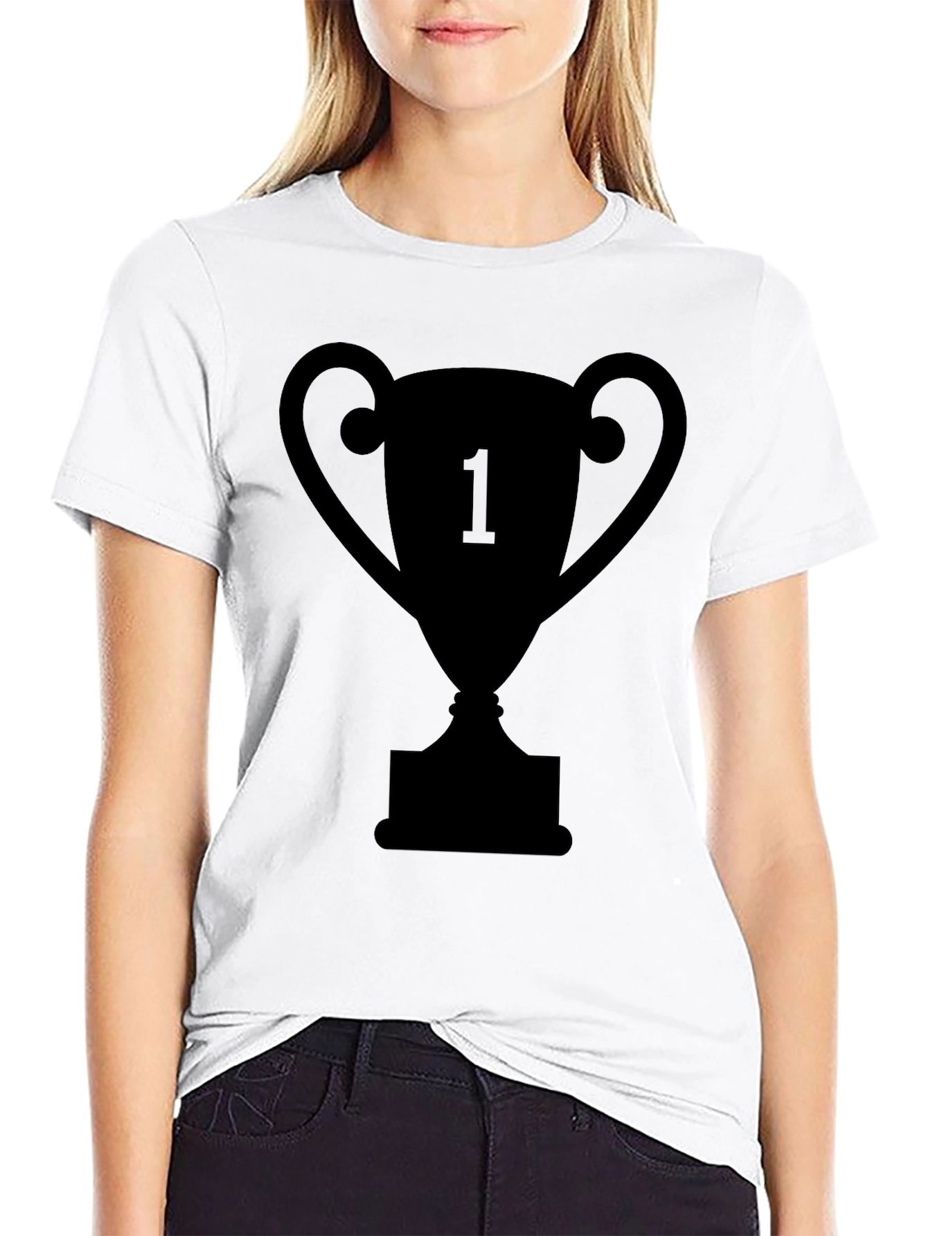 Trophy Graphic Tee - Number One Shirt